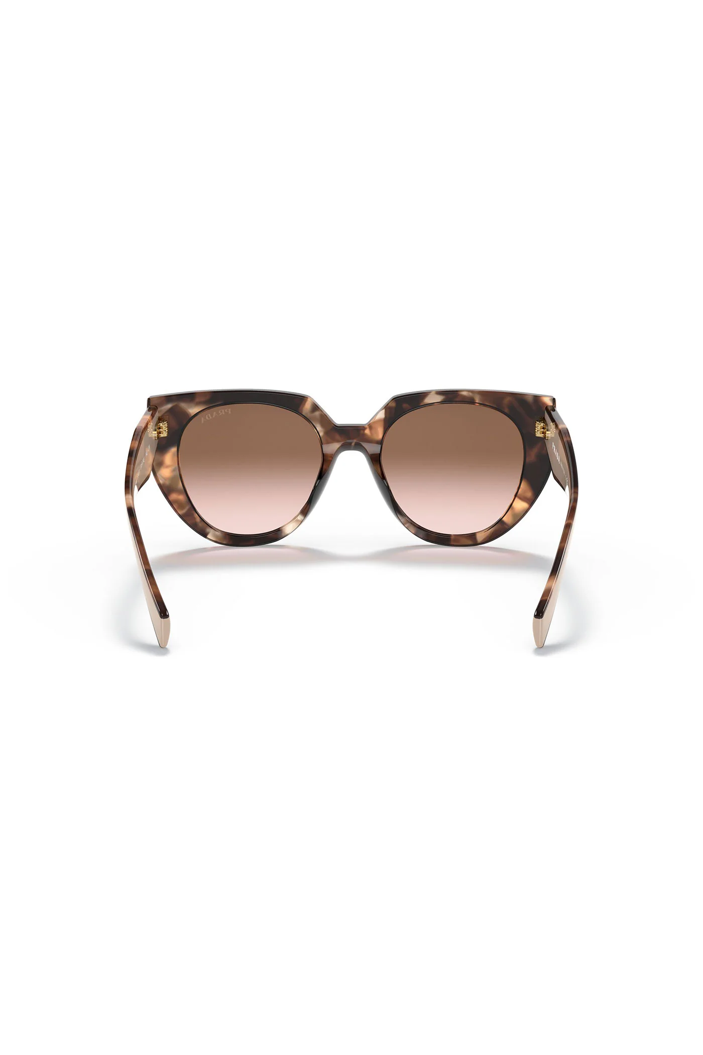 Rounded Frame Sunglasses - Tortoise Shell - Image 4