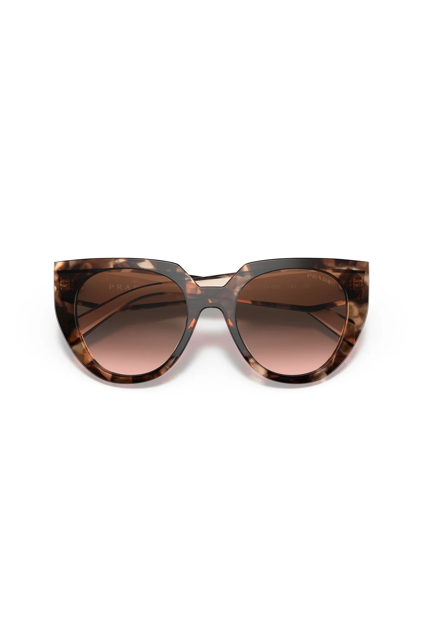 Rounded Frame Sunglasses - Tortoise Shell - Image 5