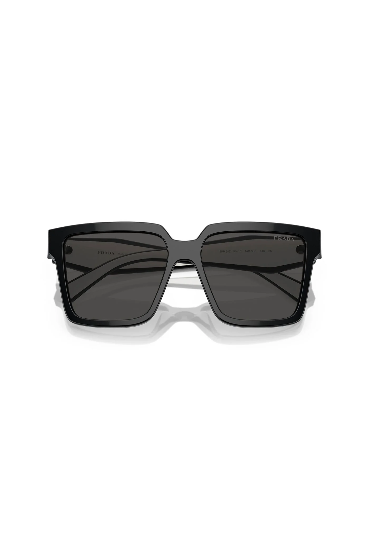 Square Framed Sunglasses - Black - Image 5