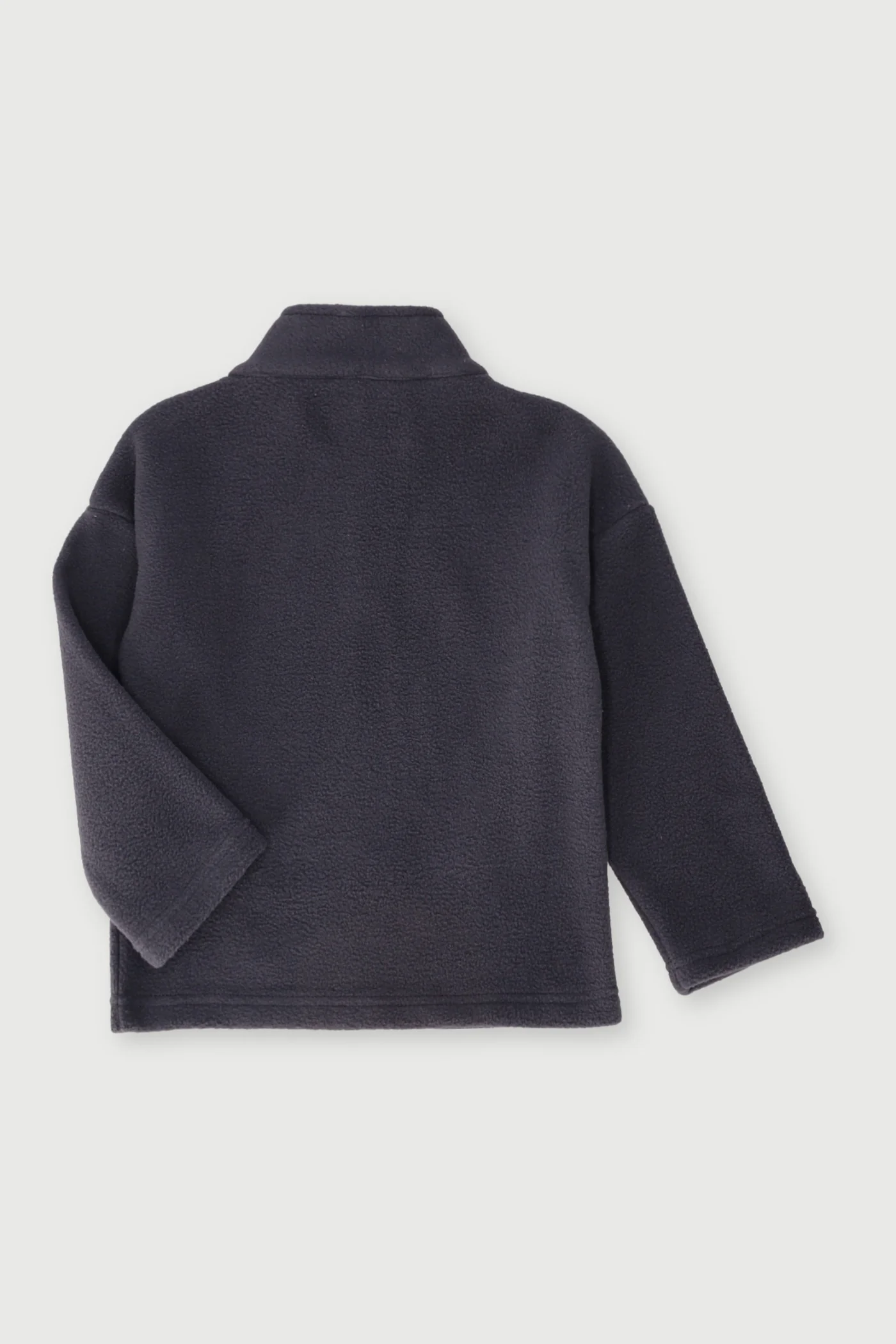 Pre-Boys Quarter Zip Polar Fleece Jersey - Charcoal - Image 2
