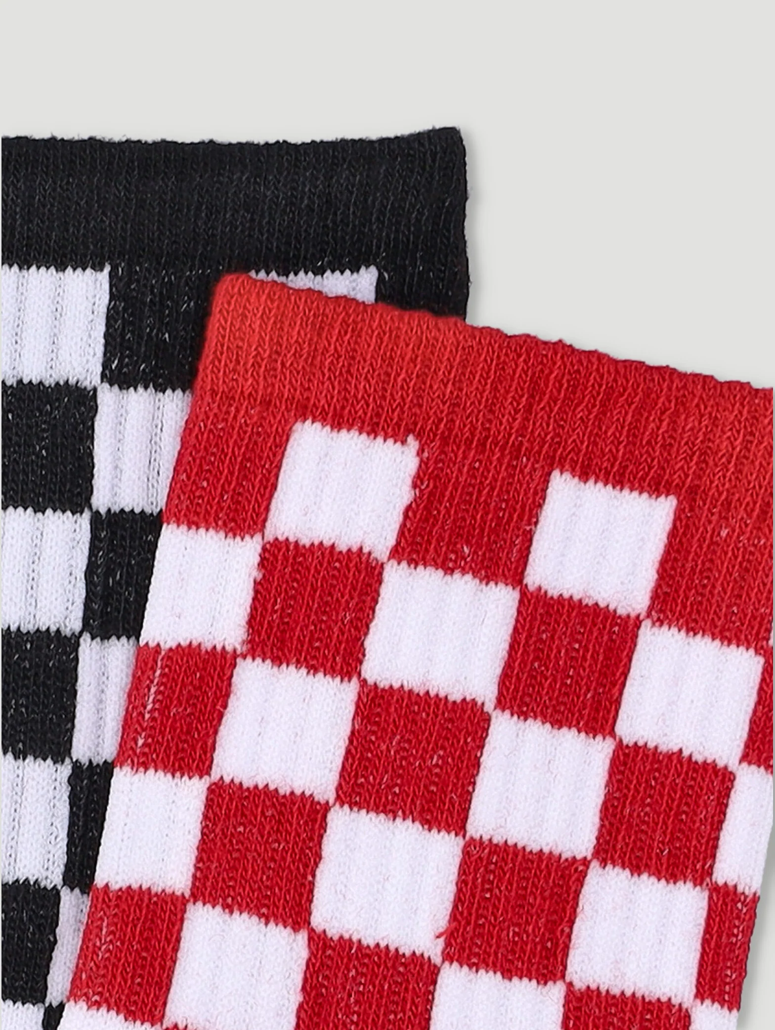Pre-Boys 2 Pack Anklet Socks - Red/Black - Image 2