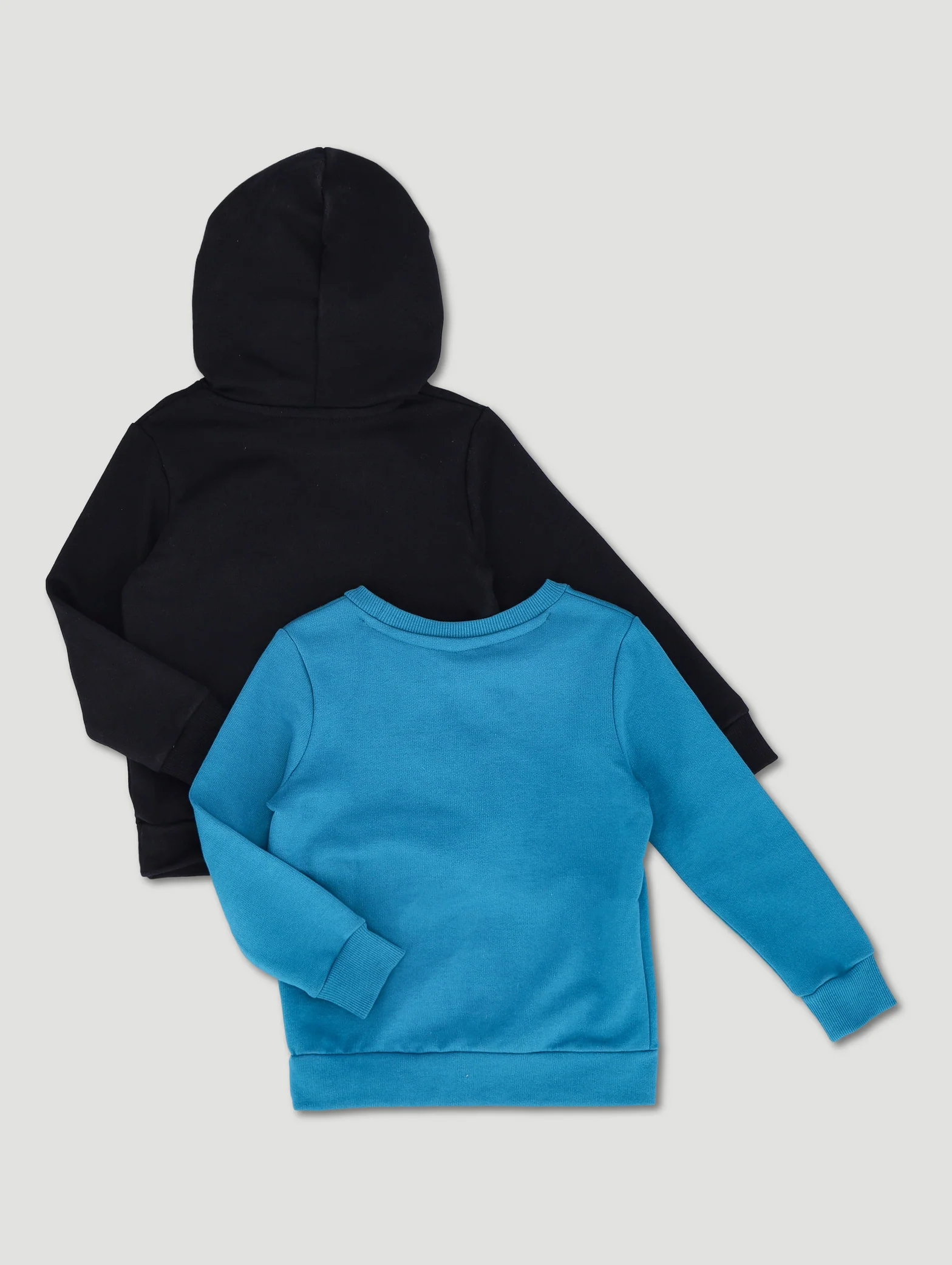 Pre-Boys 2 Pack Fleece Top - Teal/Black - Image 2