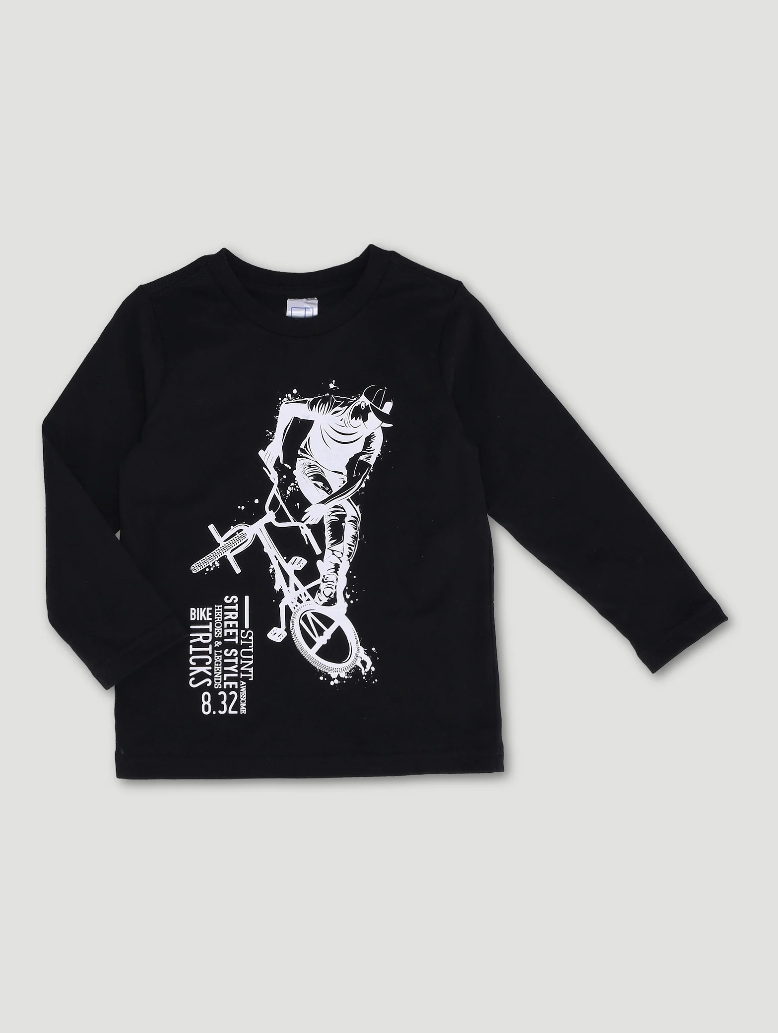 Pre-Boys 2 Pack Long Sleeve BMX Skate Tee - Rust/Black - Image 3