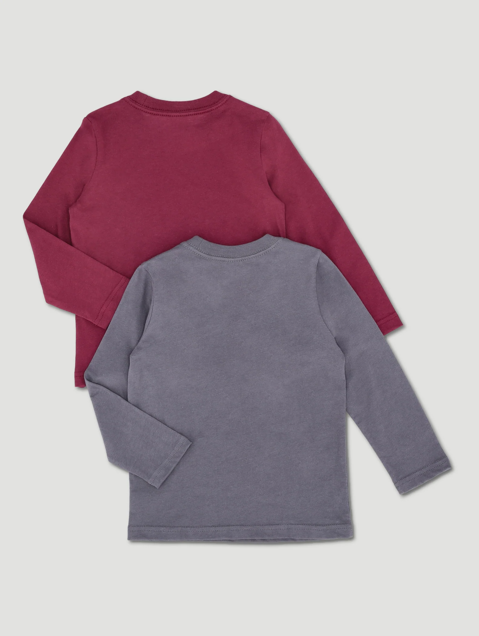 Pre-Boys 2 Pack Long Sleeve Racing Tees - Red/Grey - Image 2