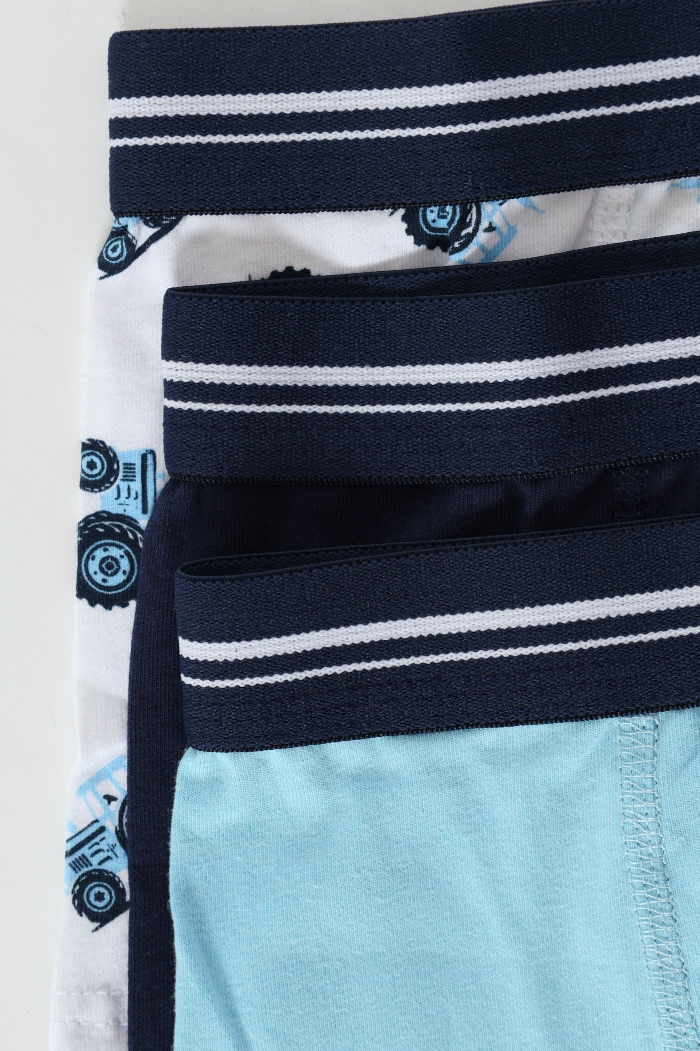 Pre-Boys 3 Pack Printed Truck Boxers - Blue - Image 2
