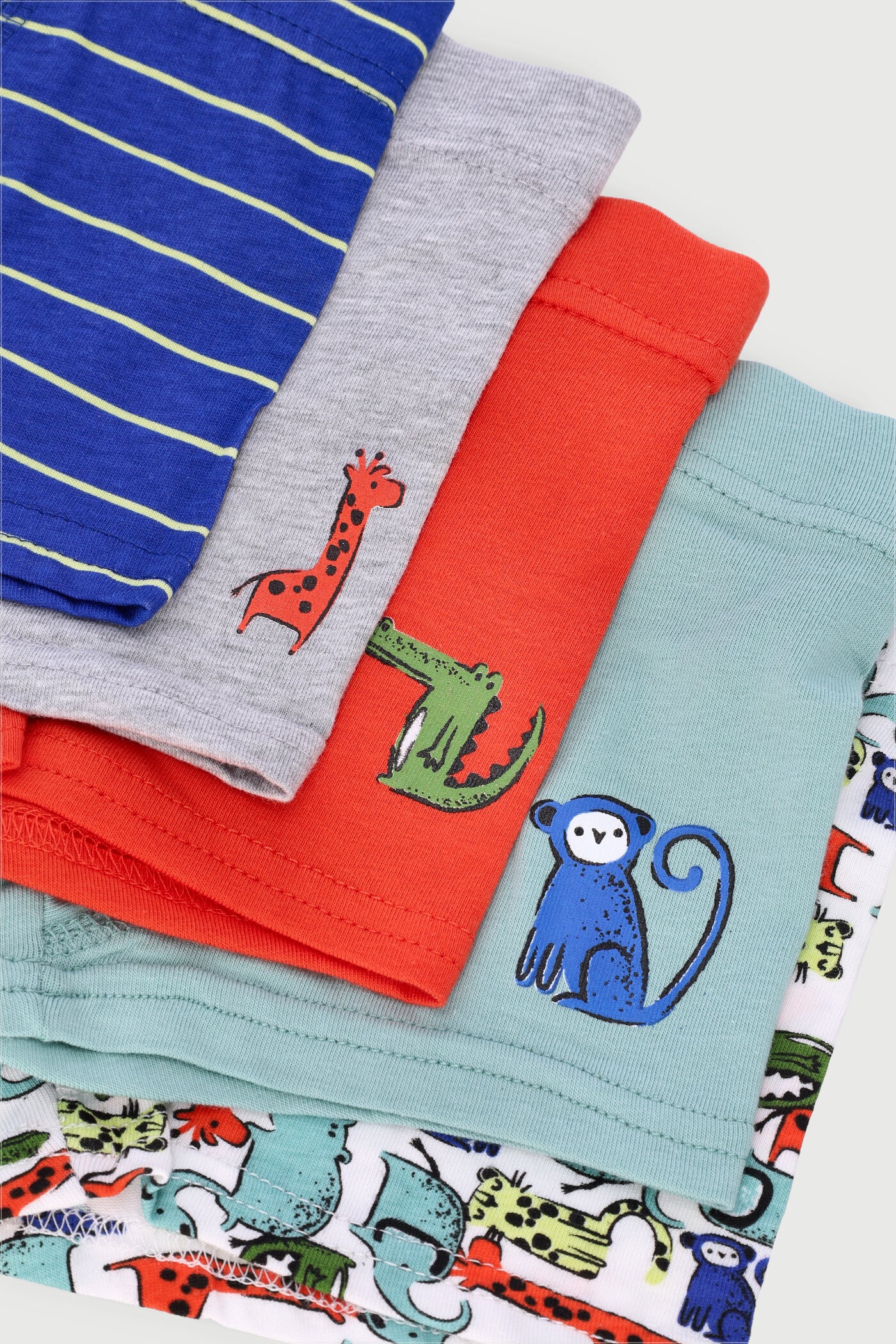 Pre-Boys 5 Pack Safari Boxers - Multi - Image 2