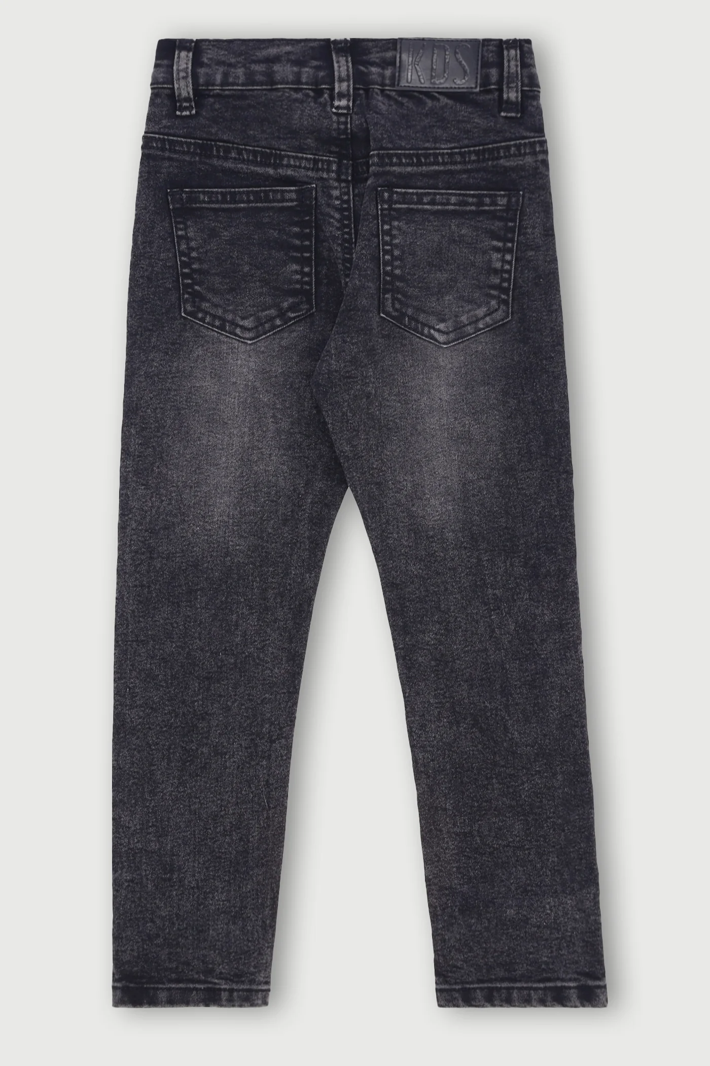 Pre-Boys Abrasion Rip Repair Denim - Charcoal - Image 3
