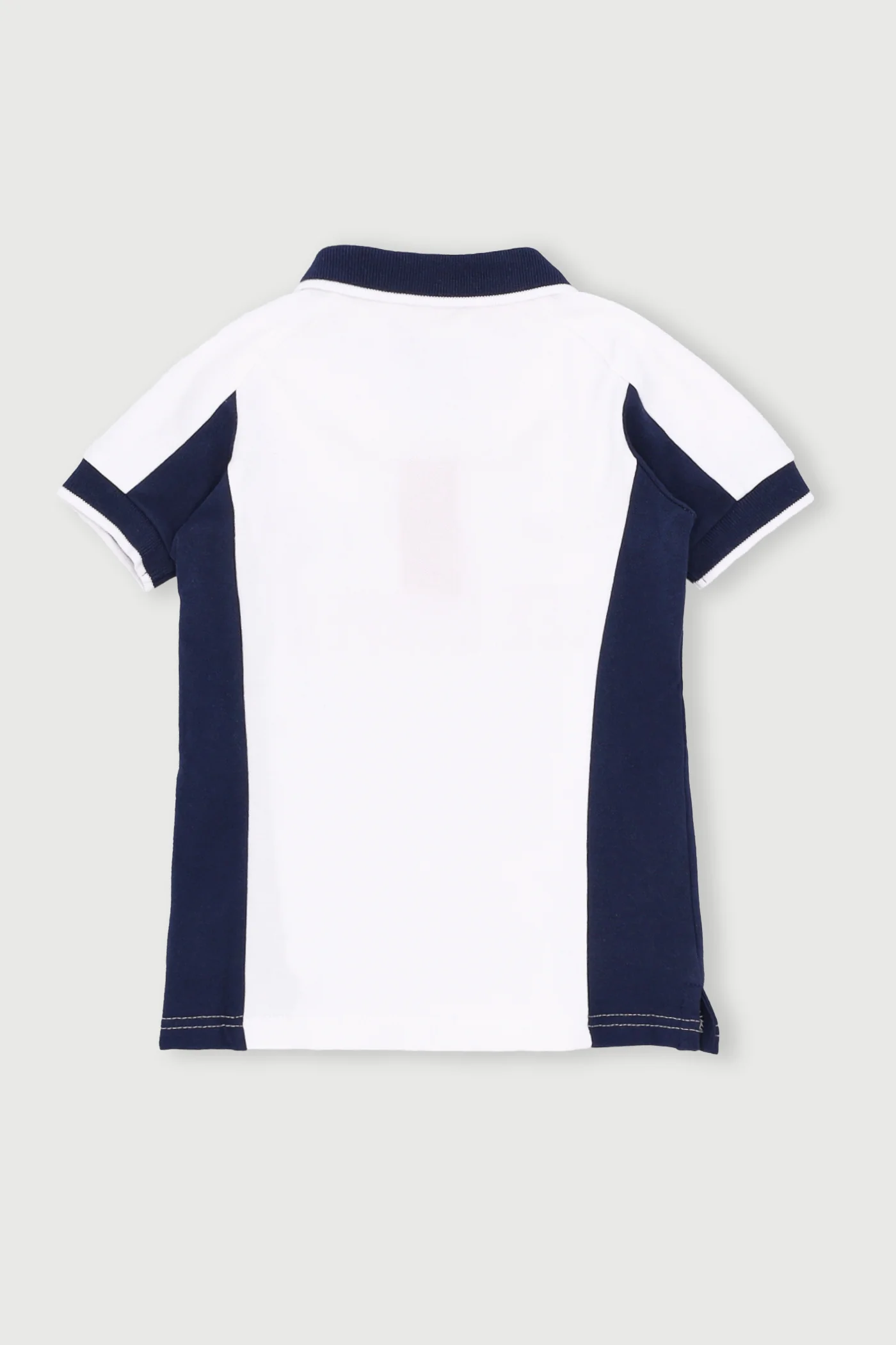 Pre-Boys Akia Golfer - White/Navy - Image 2