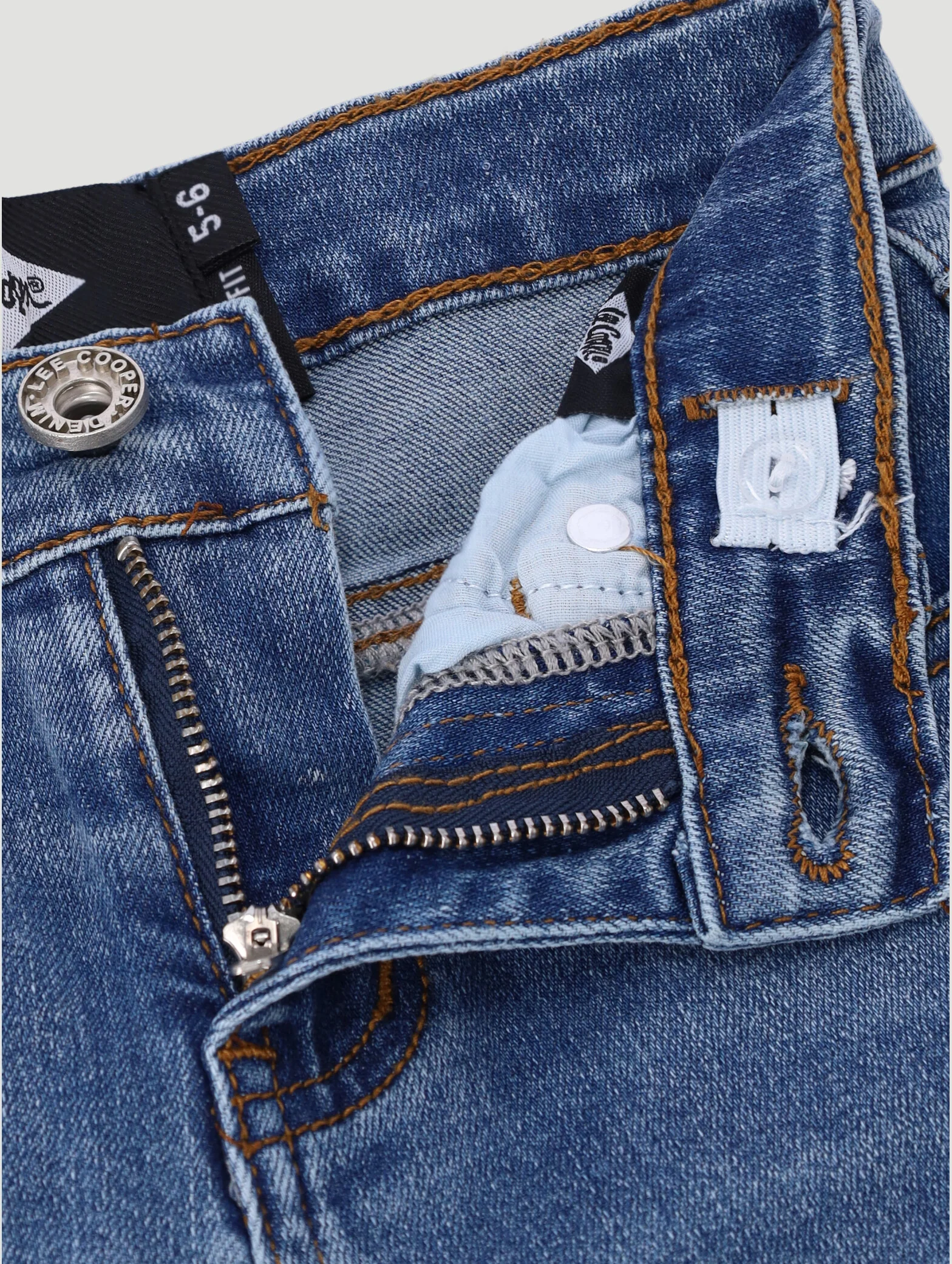 Pre-Boys Angelo Denim Shorts - Light Blue - Image 2