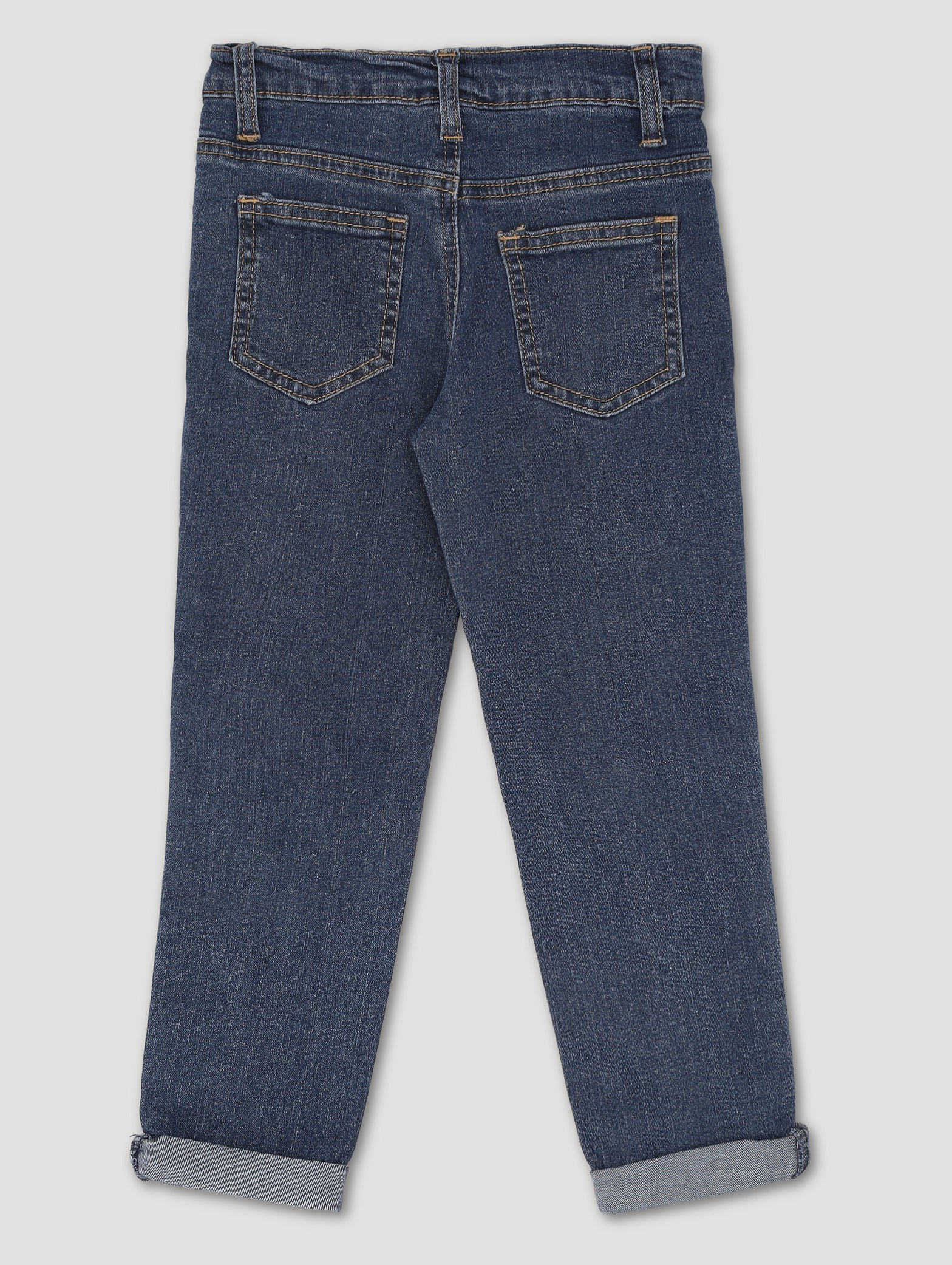Pre-Boys Badge & Rip Denim - Grey/Blue - Image 2