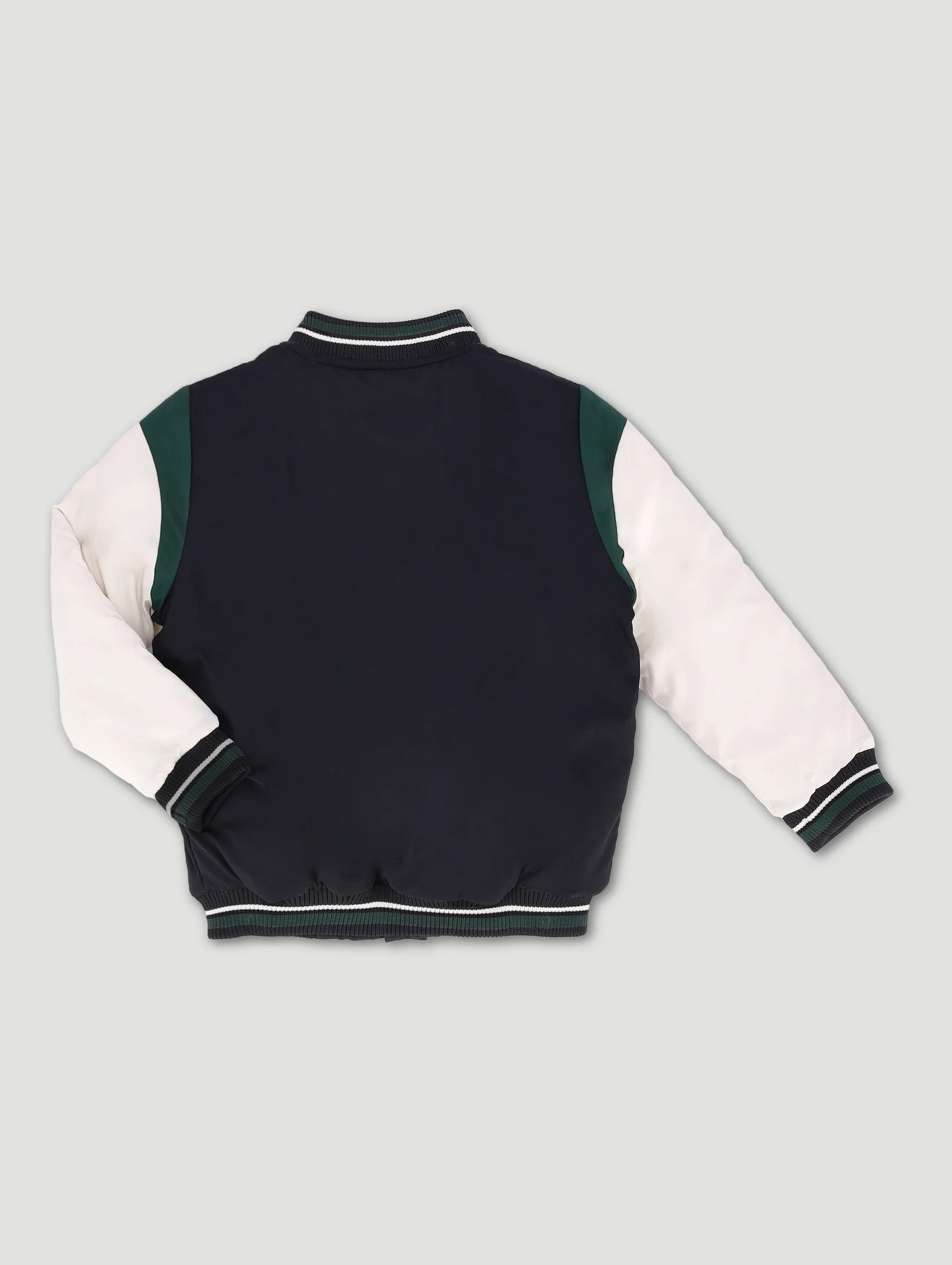 Pre-Boys Baseball Bomber Jacket - Multi - Image 2