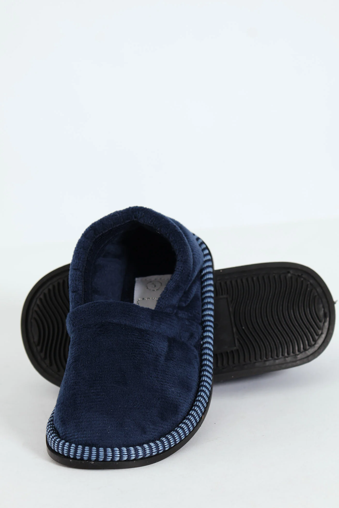 Pre-Boys Basic Slipper - Navy - Image 4