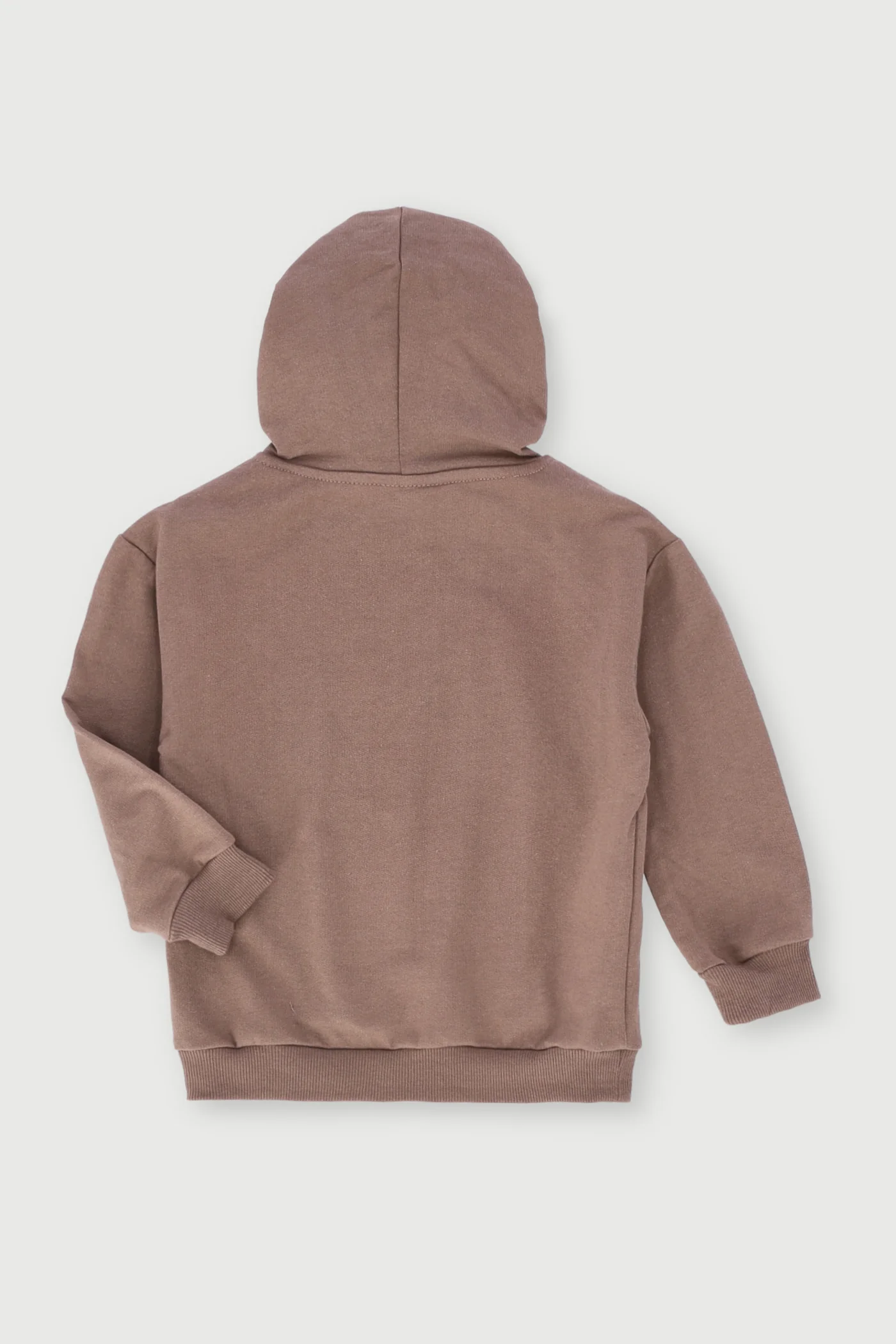 Pre-Boys Basketball Teddy Hoody - Brown - Image 2