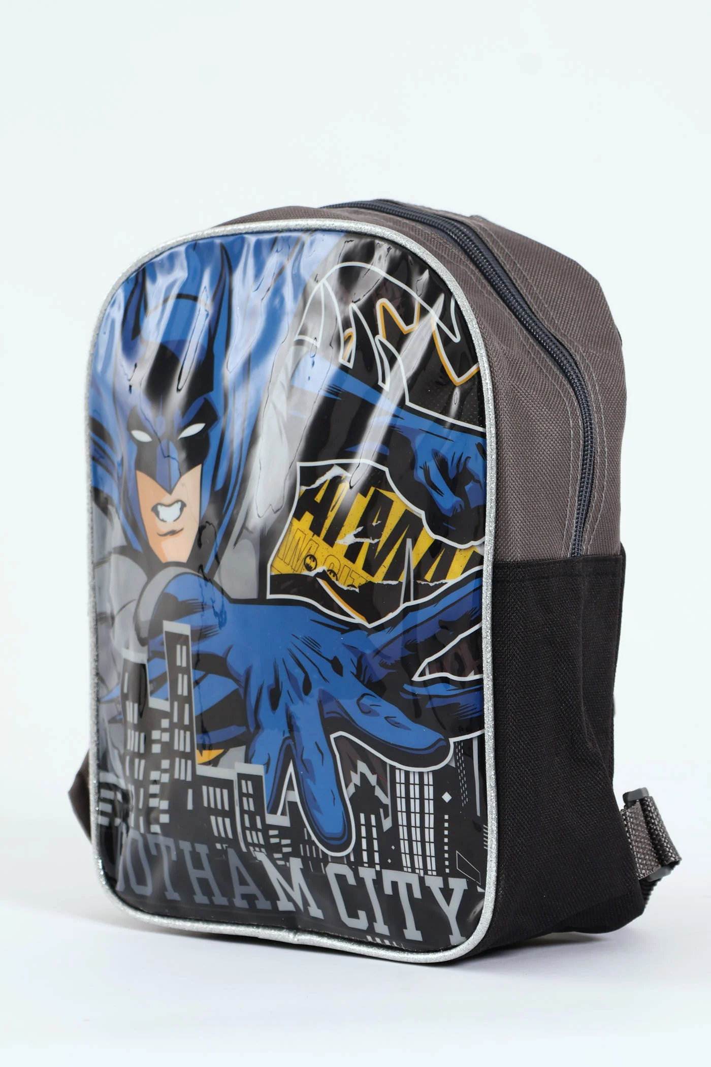 Pre-Boys Batman Gotham City Junior Backpack - Grey - Image 3
