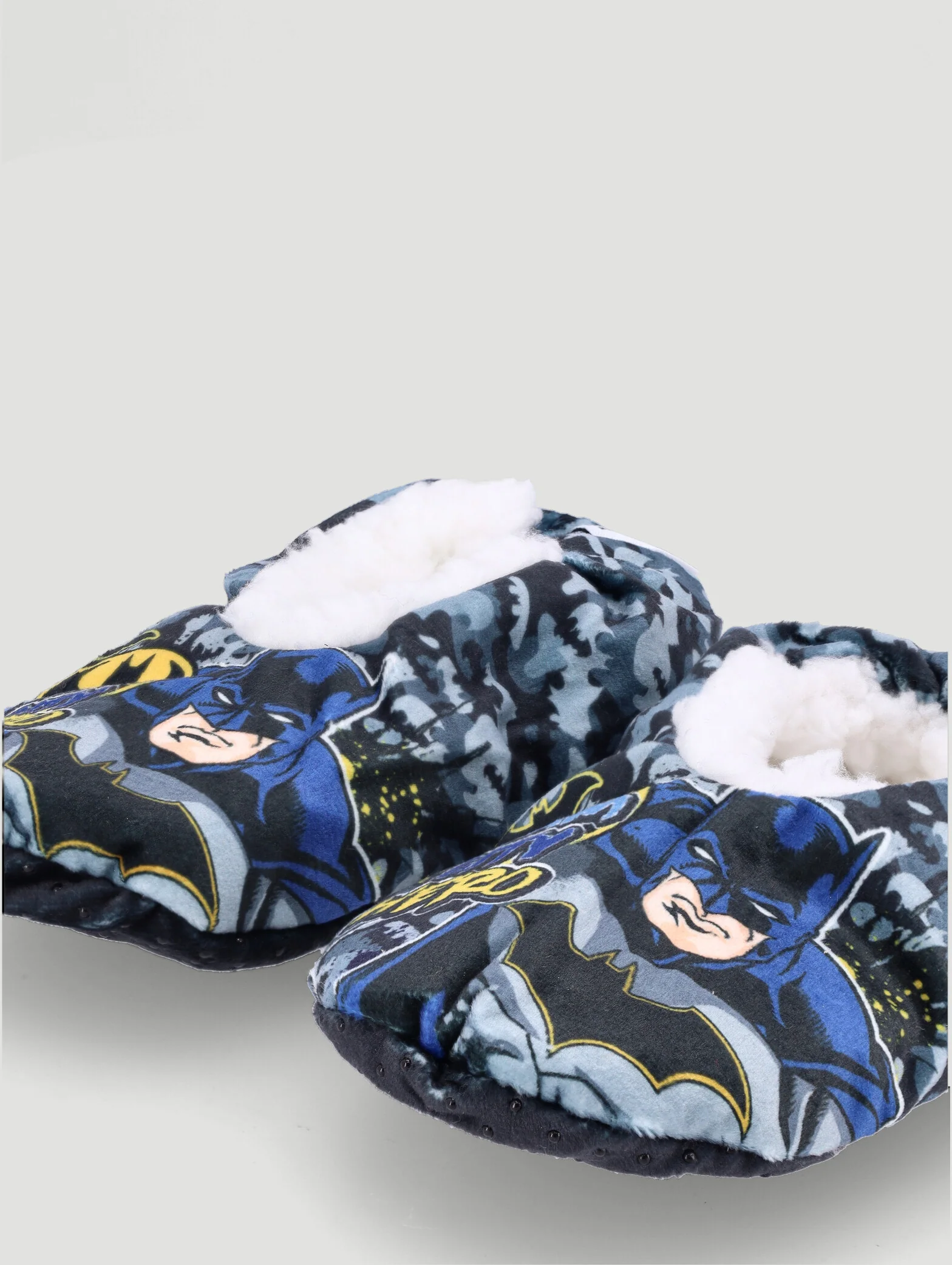 Pre-Boys Batman Sherpa Sock Shoe - Black - Image 3