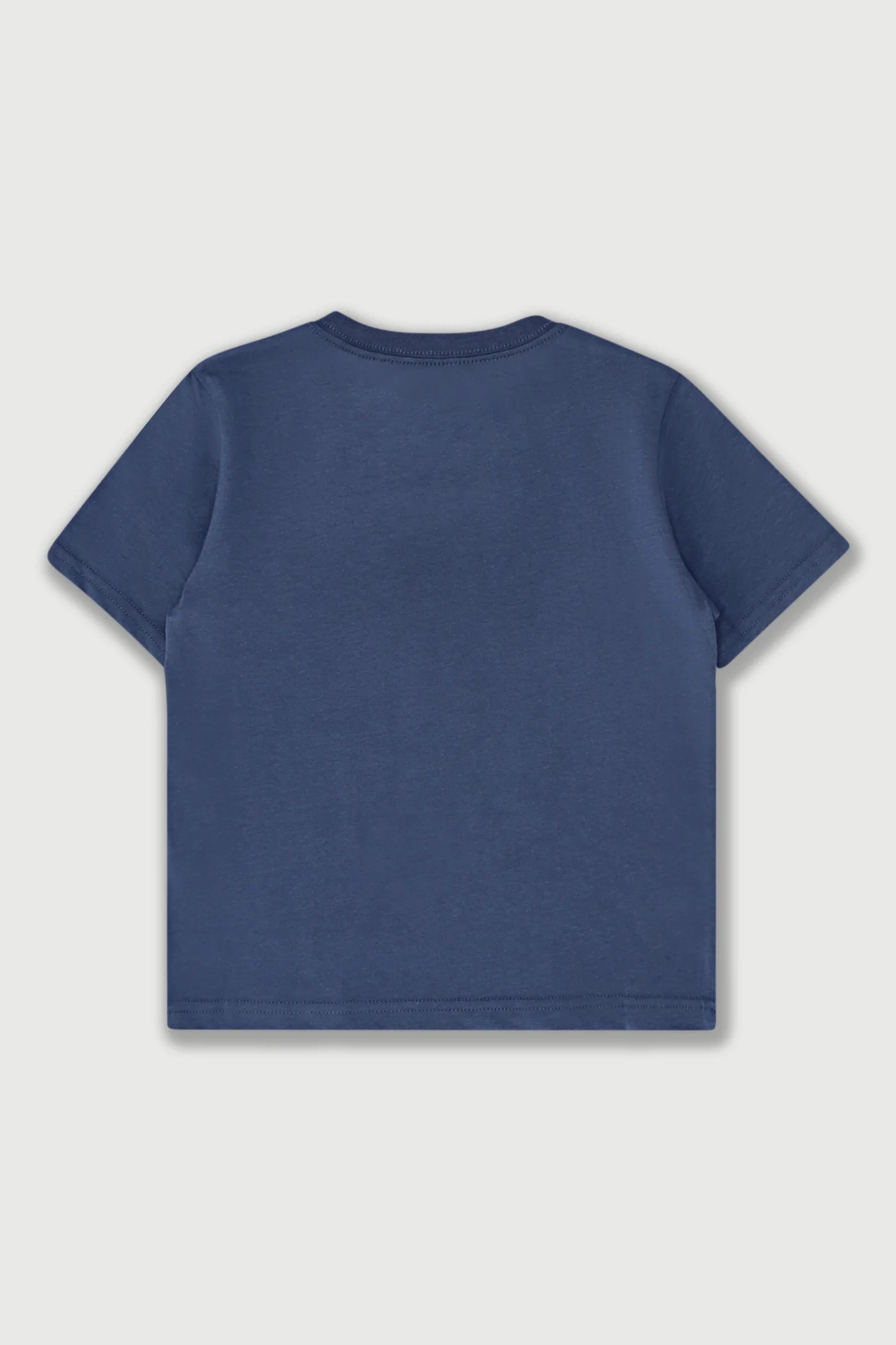 Pre-Boys Batwing Tee - Navy/Stone - Image 2