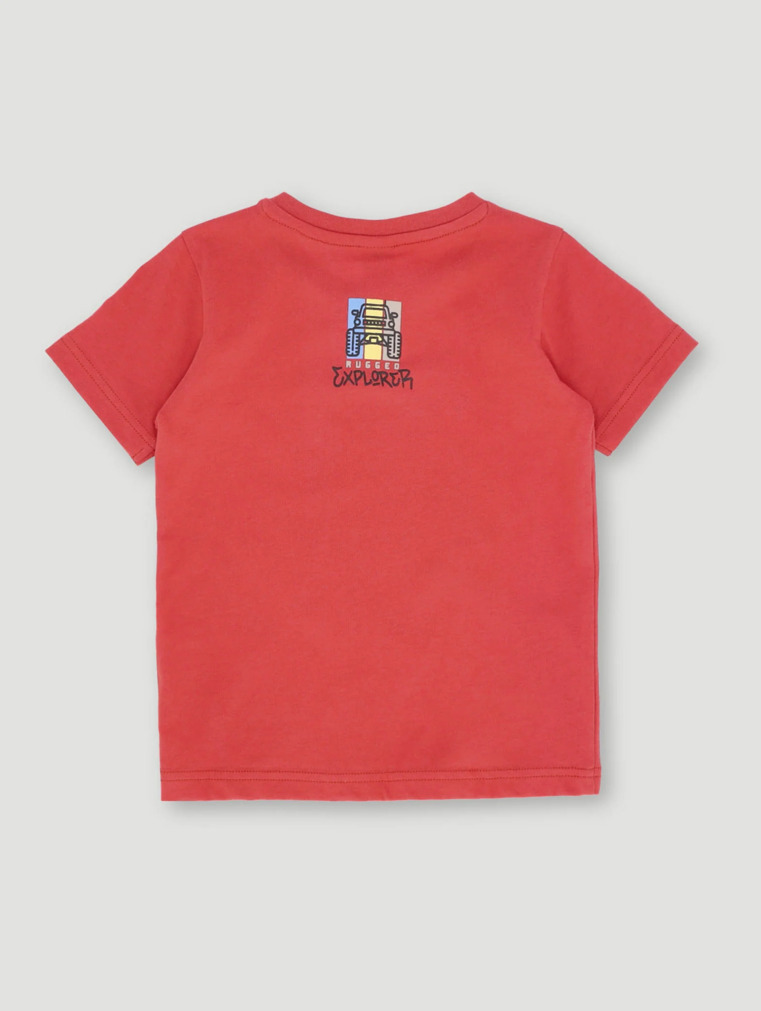 Pre-Boys Beach Buggie Tee - Red - Image 2