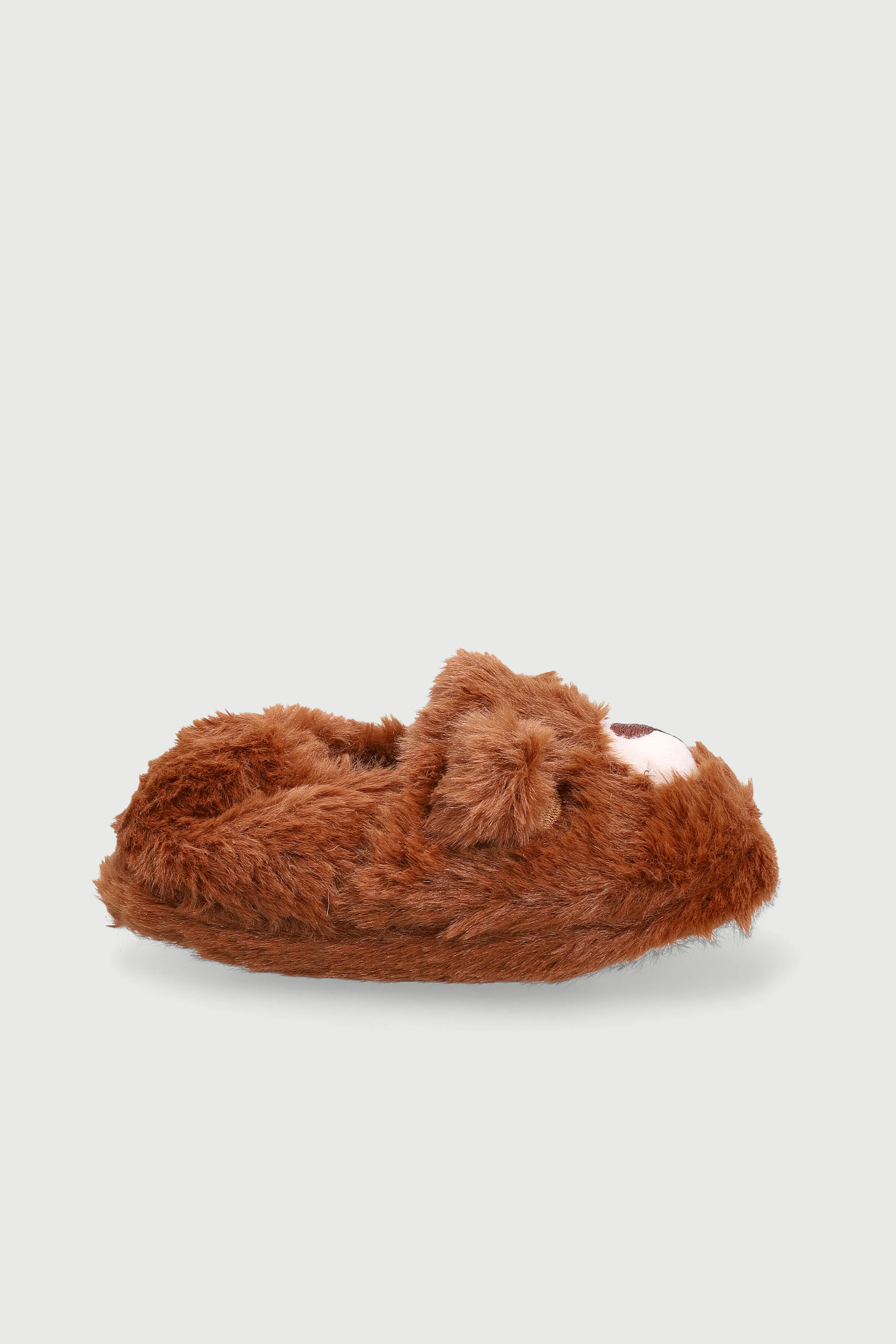 Pre-Boys Bear Slipper - Brown - Image 4