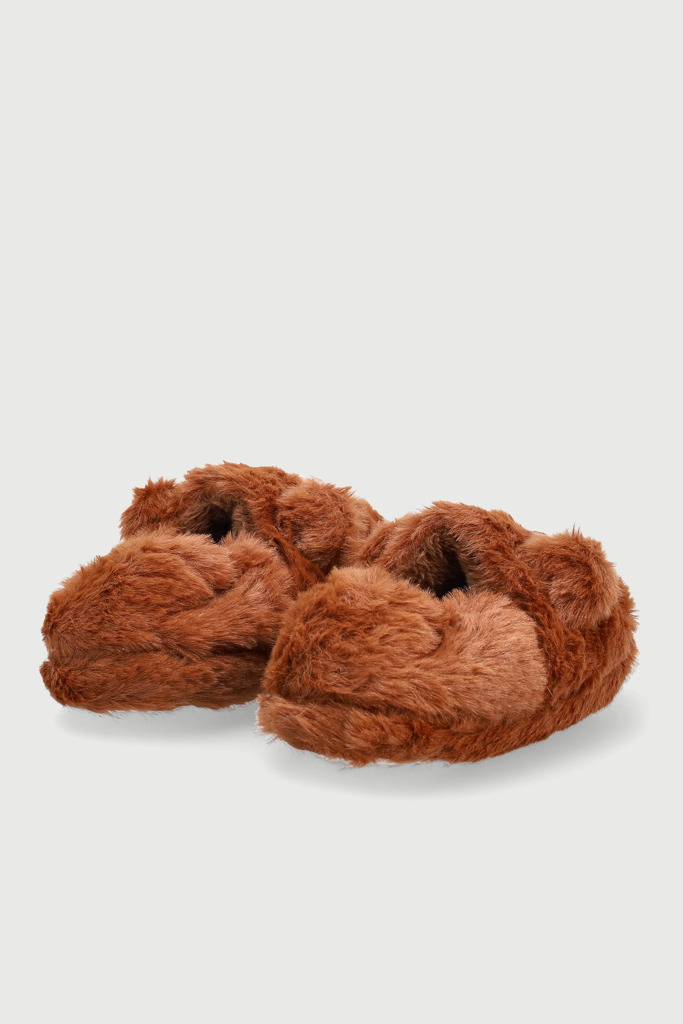 Pre-Boys Bear Slipper - Brown - Image 5