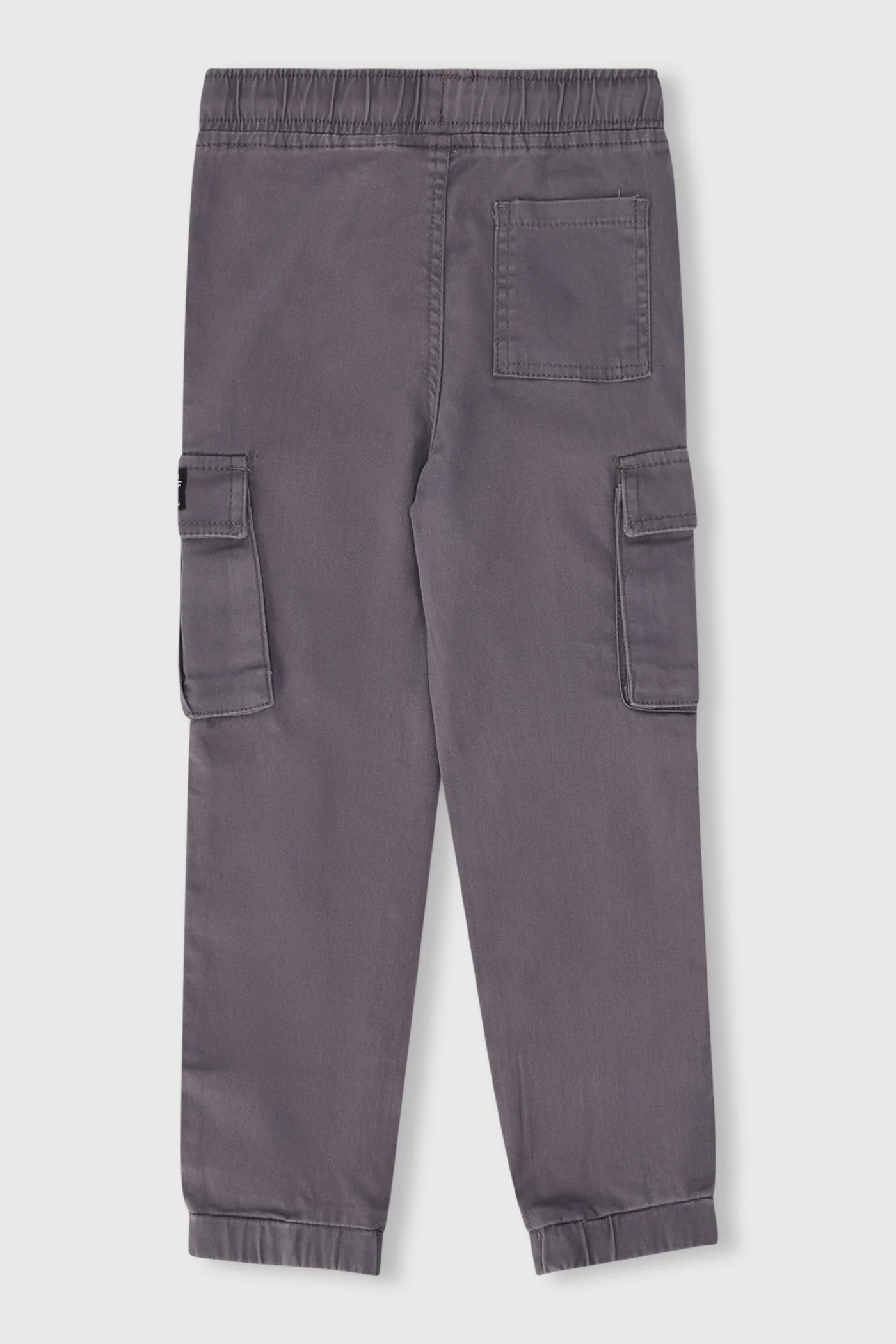 Pre-Boys Bellow Pocket Twill Jogger - Charcoal - Image 2