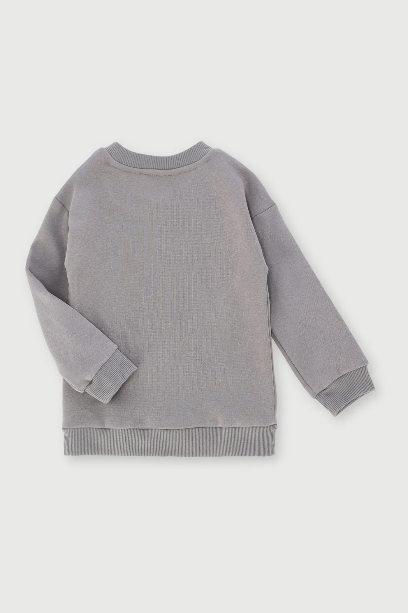 Pre-Boys Bike Helmet Crew Top - Grey - Image 2