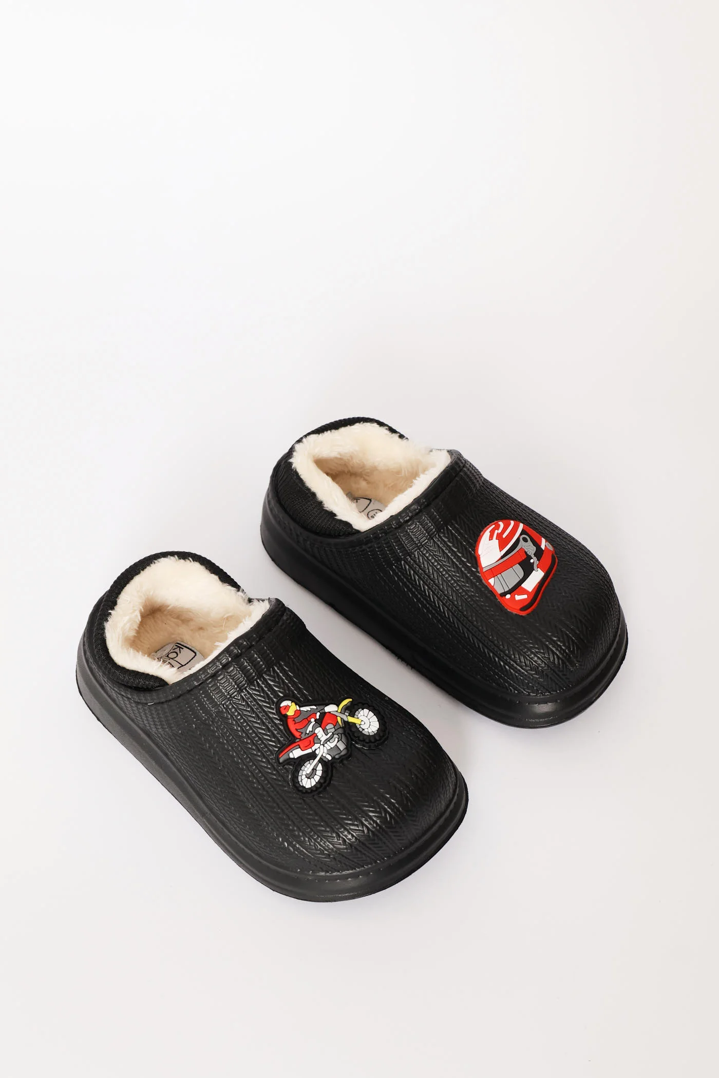 Pre-Boys Bike Moulded Slipper - Black - Image 3