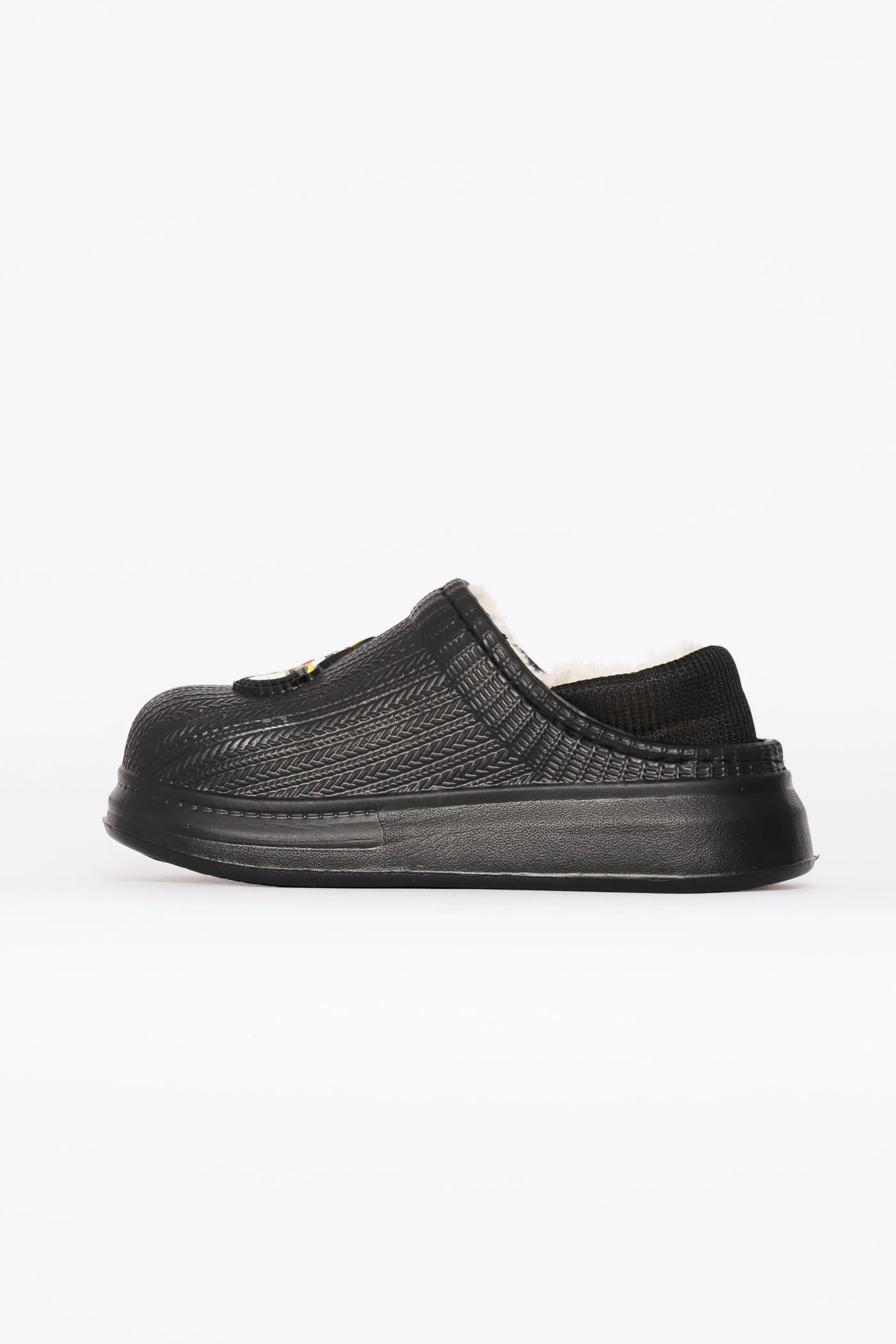 Pre-Boys Bike Moulded Slipper - Black - Image 4