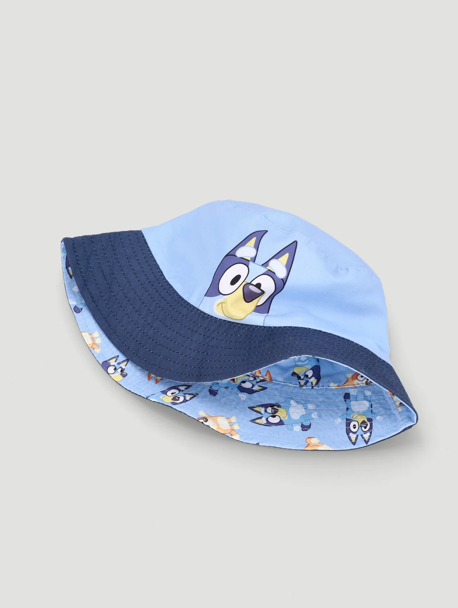 Pre-Boys Reversible Bluey Bucket Hat - Blue - Image 3