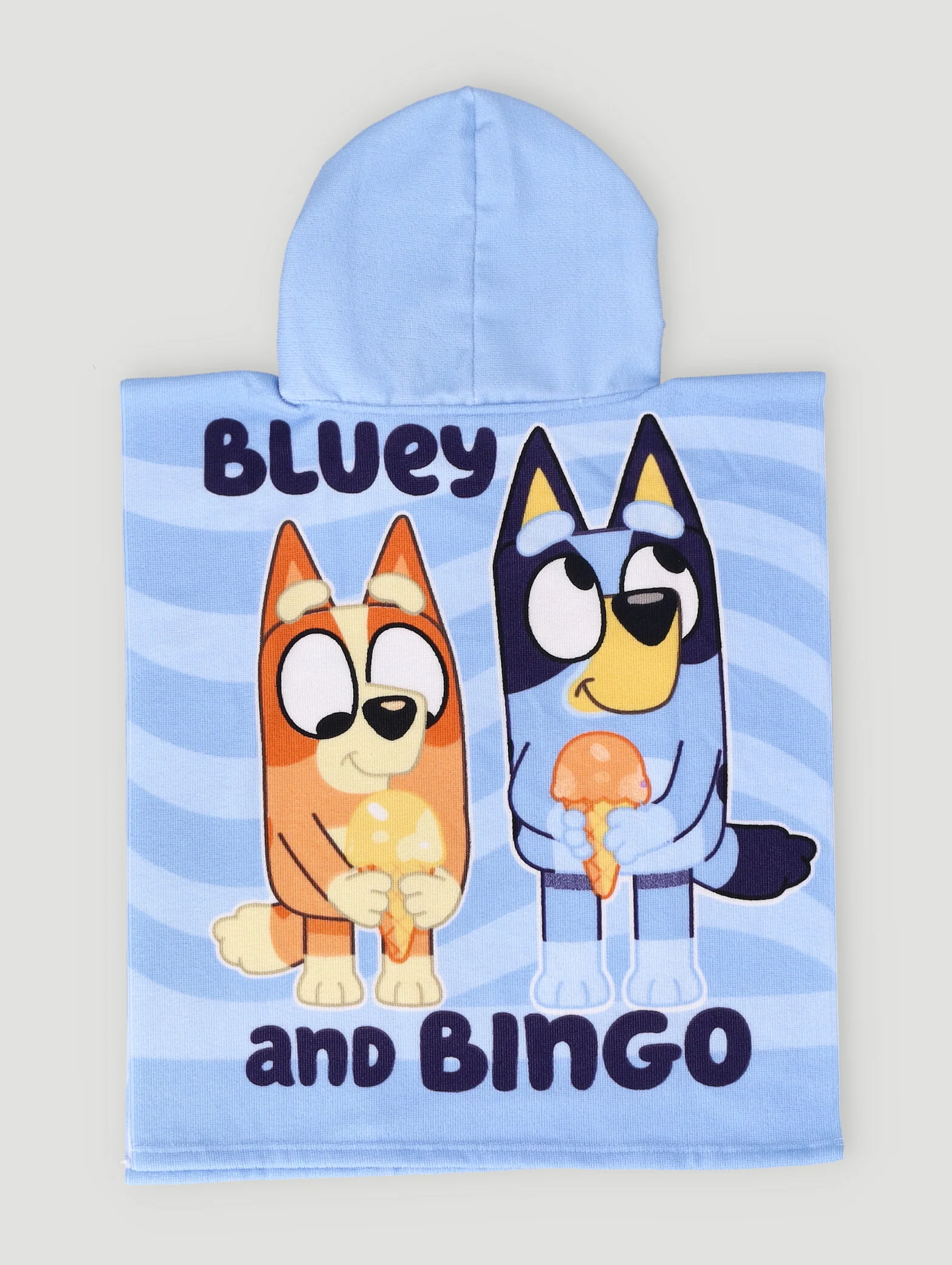 Pre-Boys Bluey Hooded Towel - Blue - Image 2