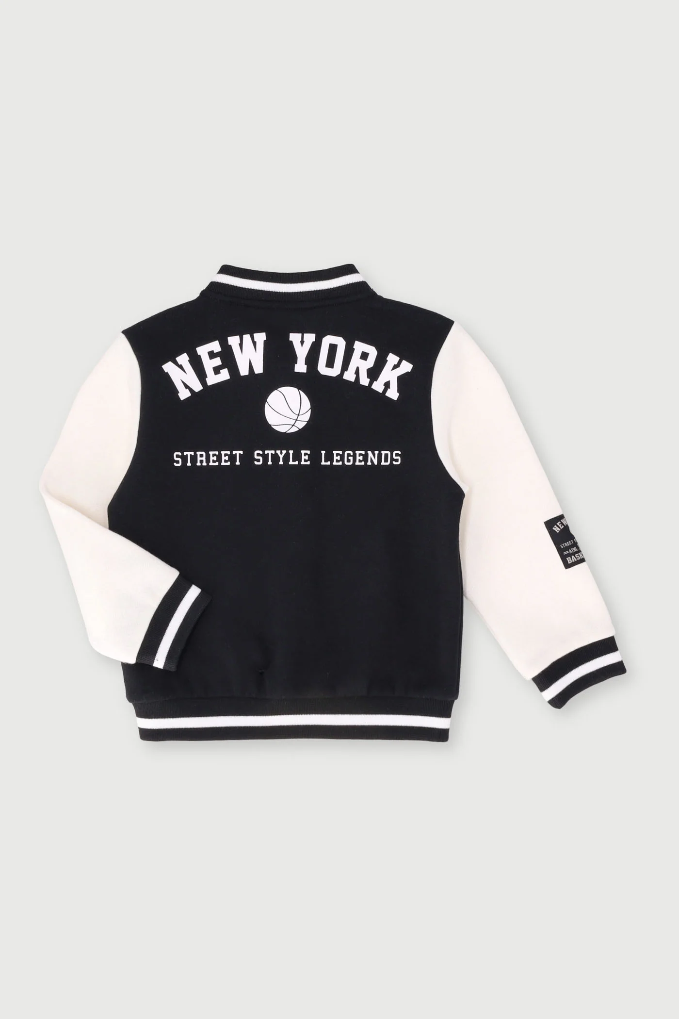 Pre-Boys Bomber Jackets - Black - Image 2