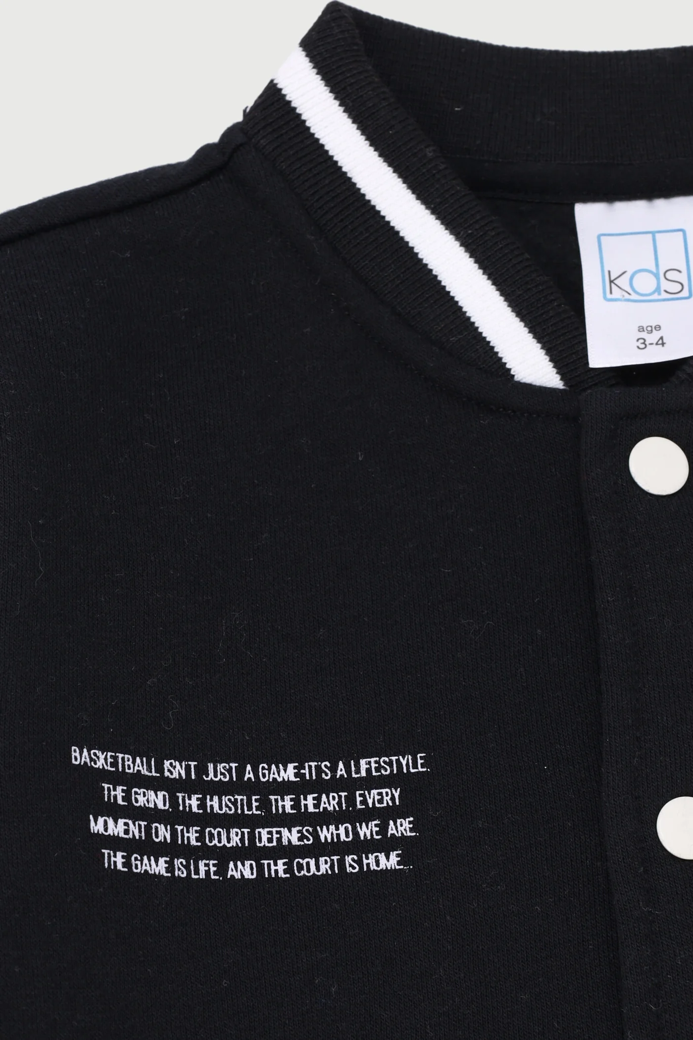 Pre-Boys Bomber Jackets - Black - Image 3