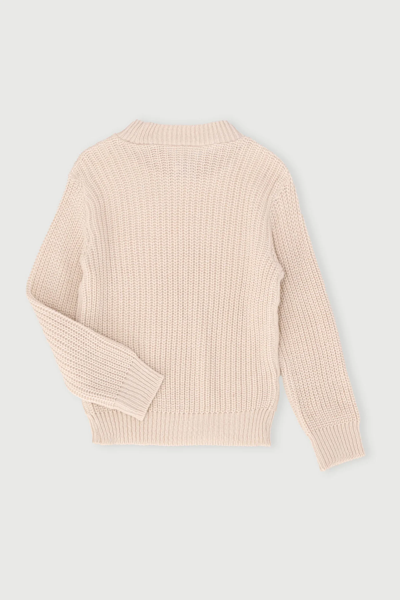 Pre-Boys Cable Knit Pullover - Stone - Image 2