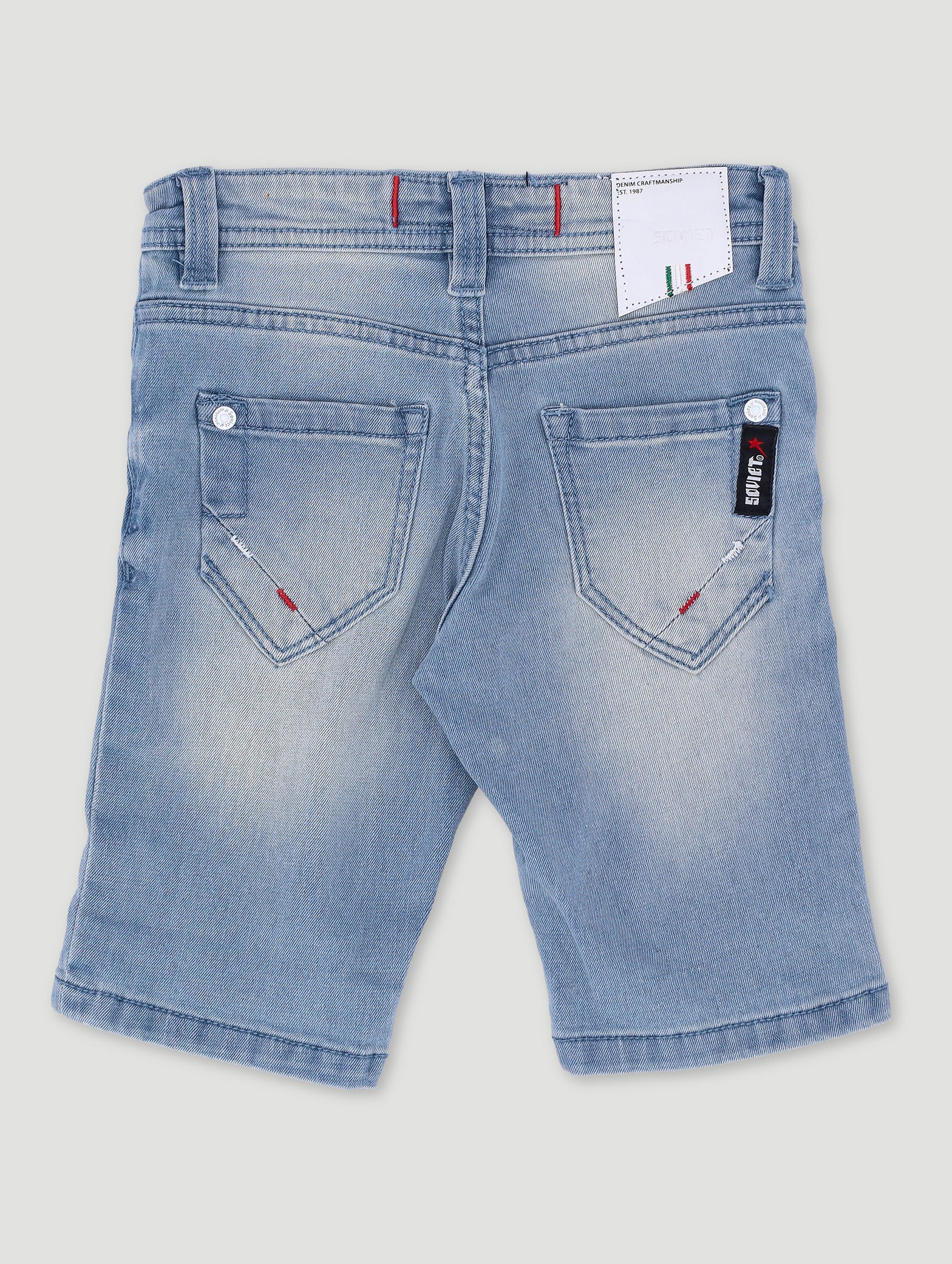 Pre-Boys Cadet Short - Light Blue - Image 2
