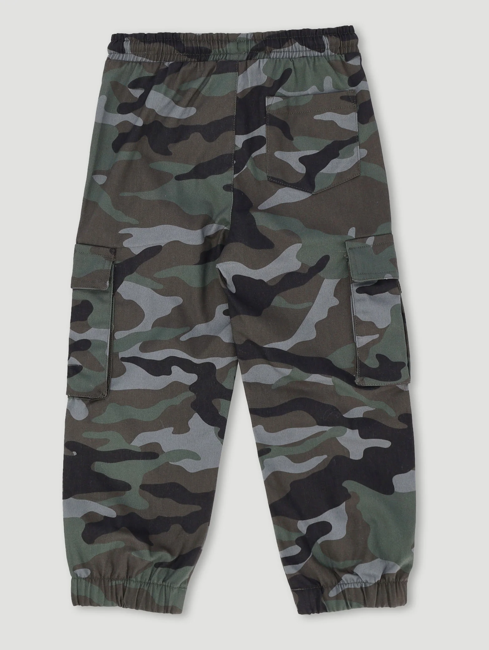 Pre-Boys Camo Jogger - Dark Green - Image 3