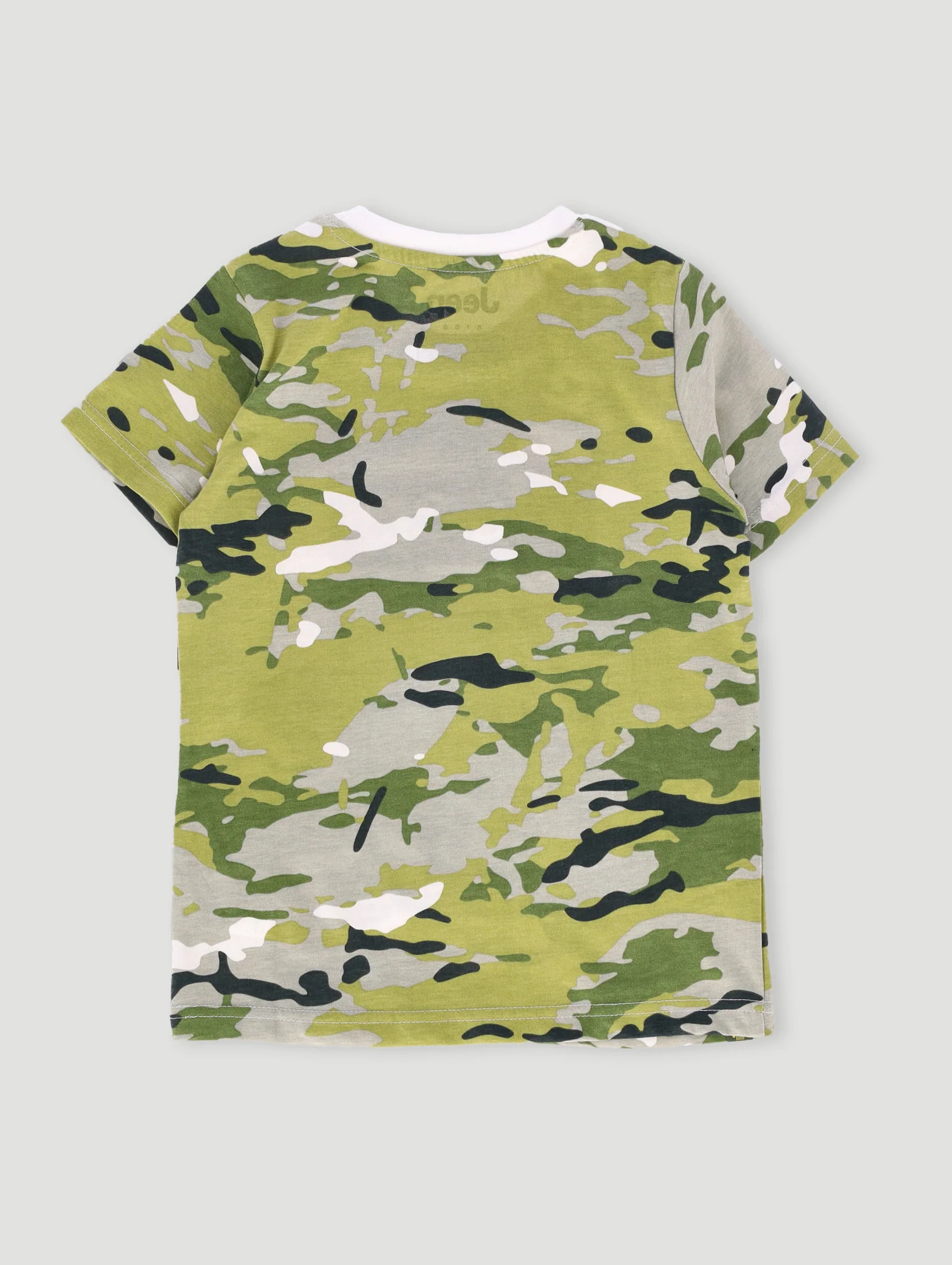 Pre-Boys Camo Tee - Green - Image 2