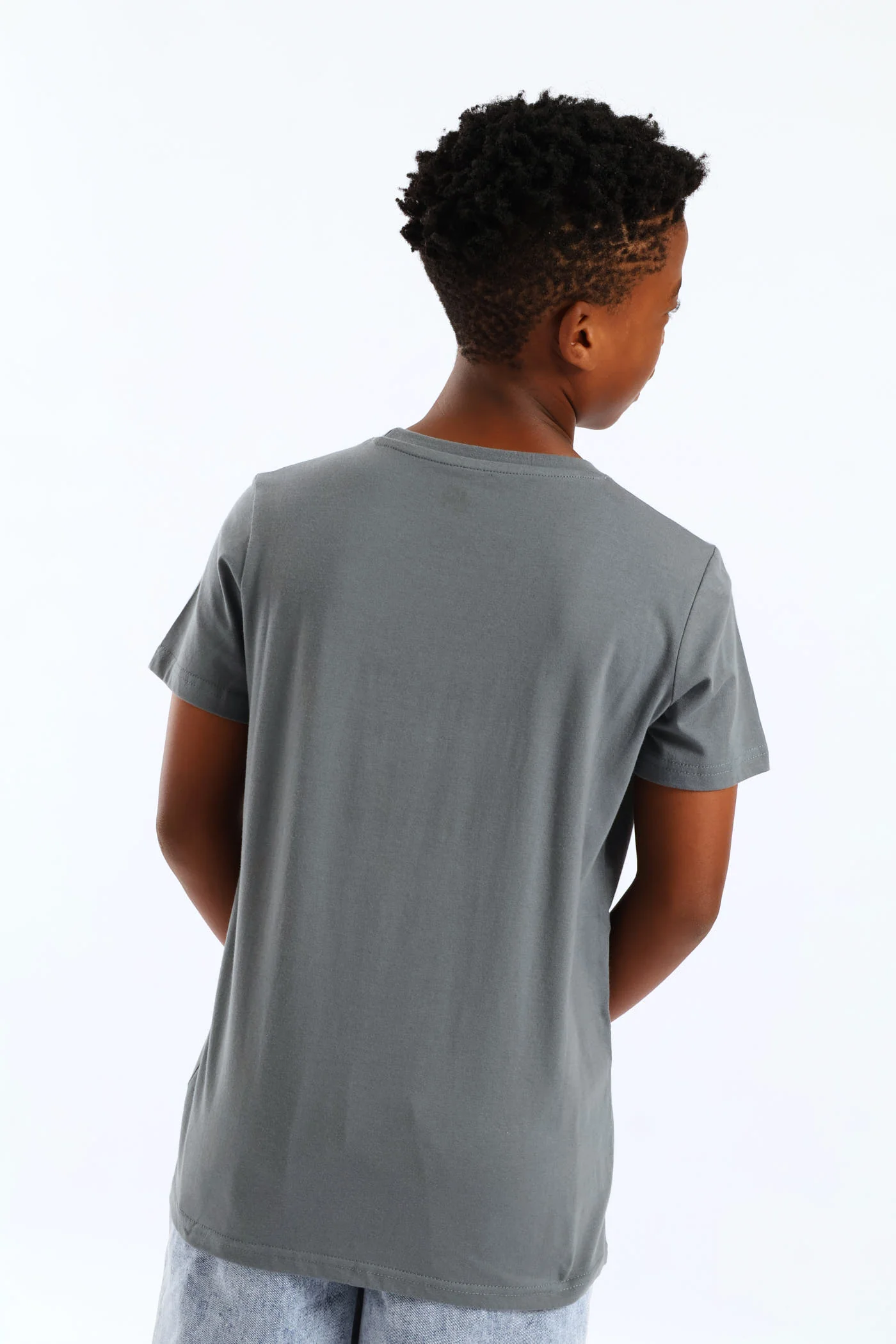 Pre-Boys Car Fashion Tee - Grey - Image 3
