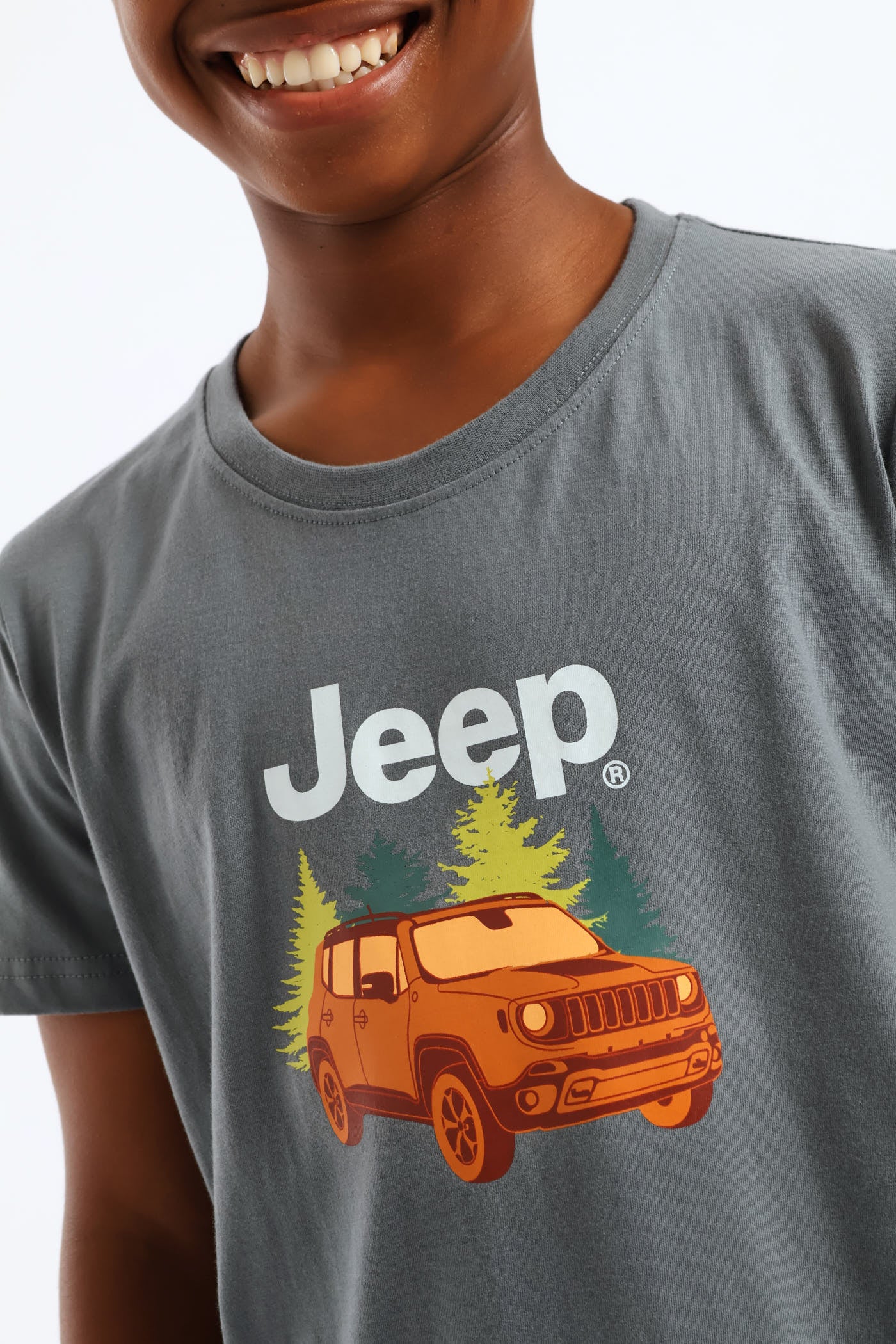 Pre-Boys Car Fashion Tee - Grey - Image 5