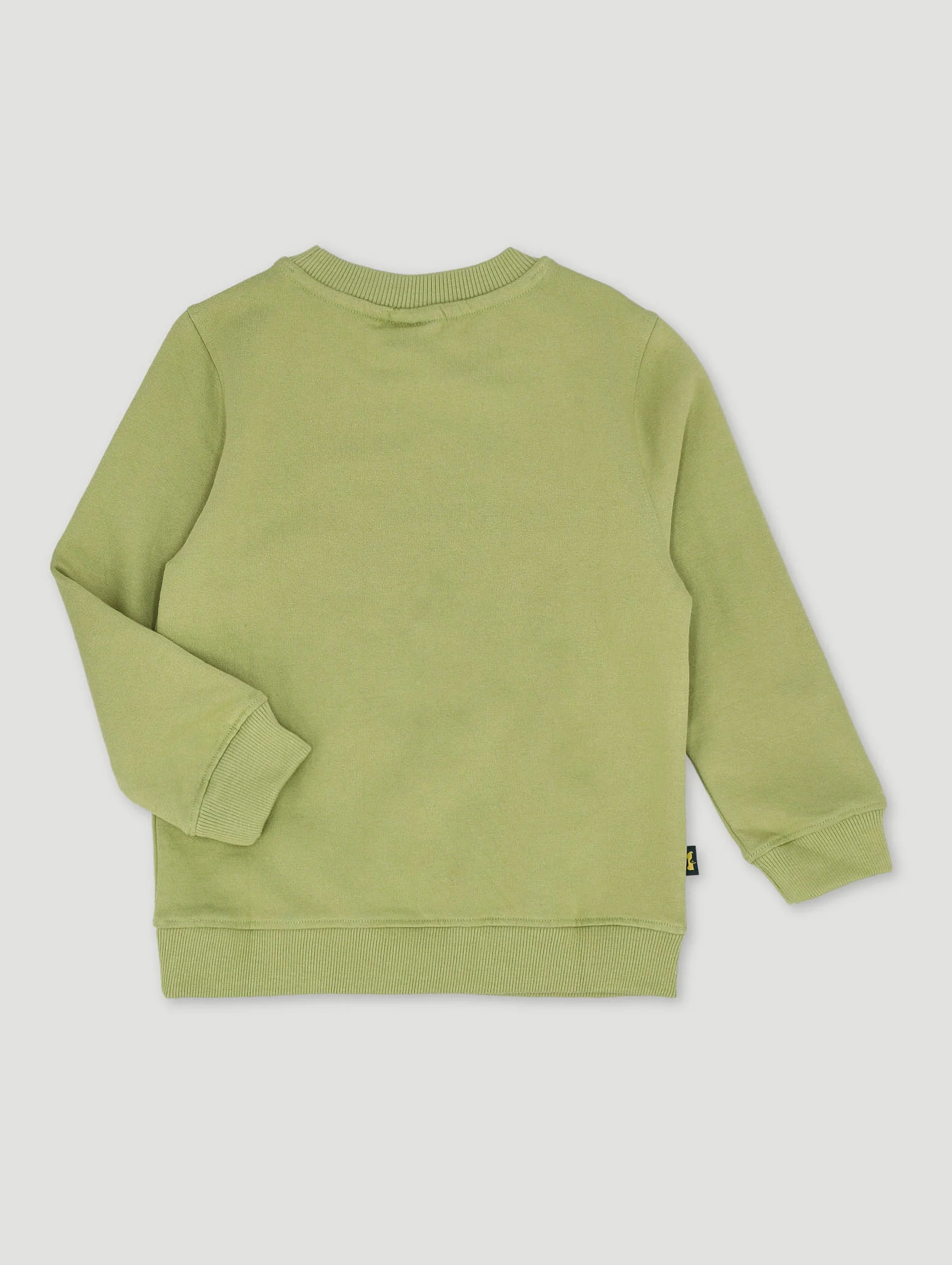 Pre-Boys Car Logo Crew Top - Green - Image 2