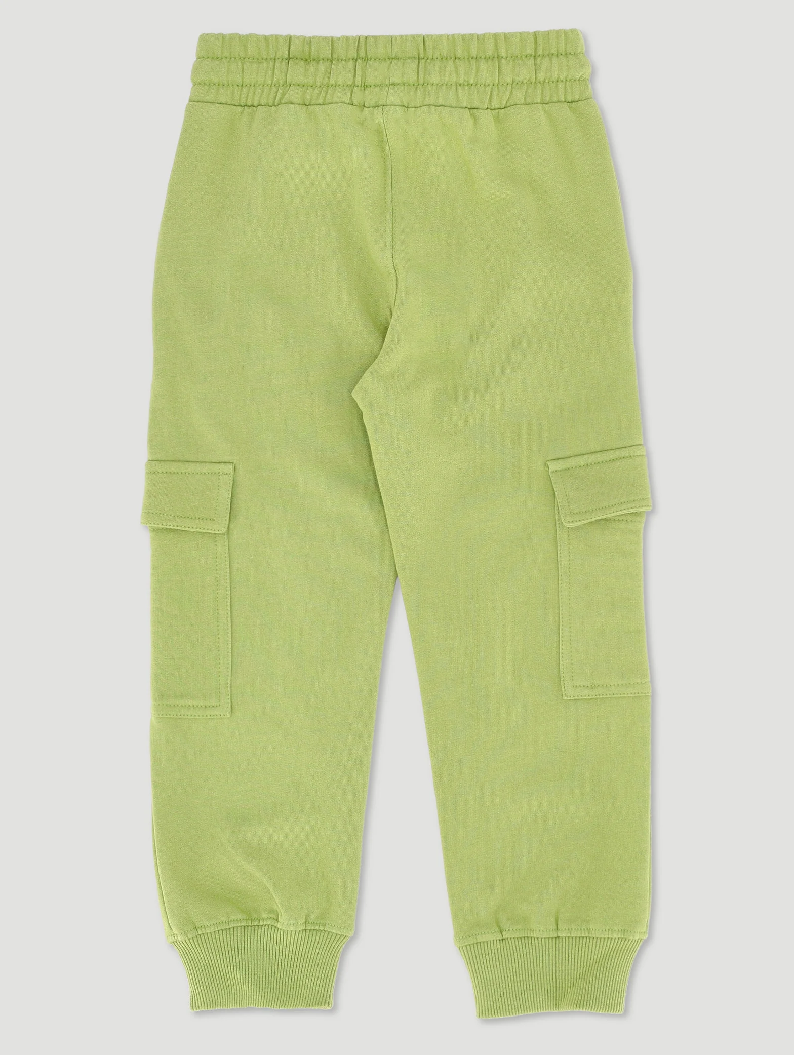 Pre-Boys Cargo Fleece Jogger - Green - Image 2
