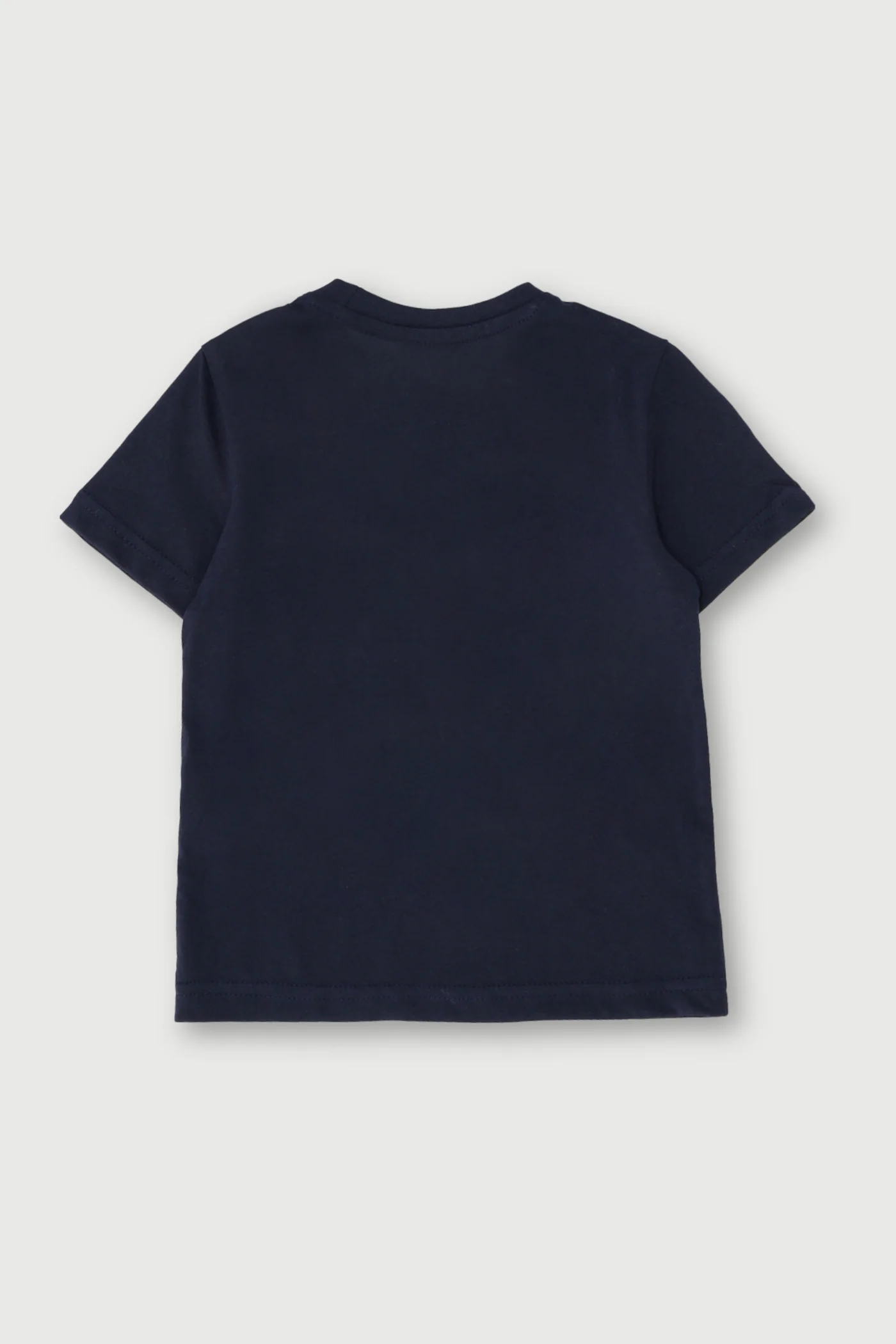 Pre-Boys Carl Printed Tee - Navy - Image 2