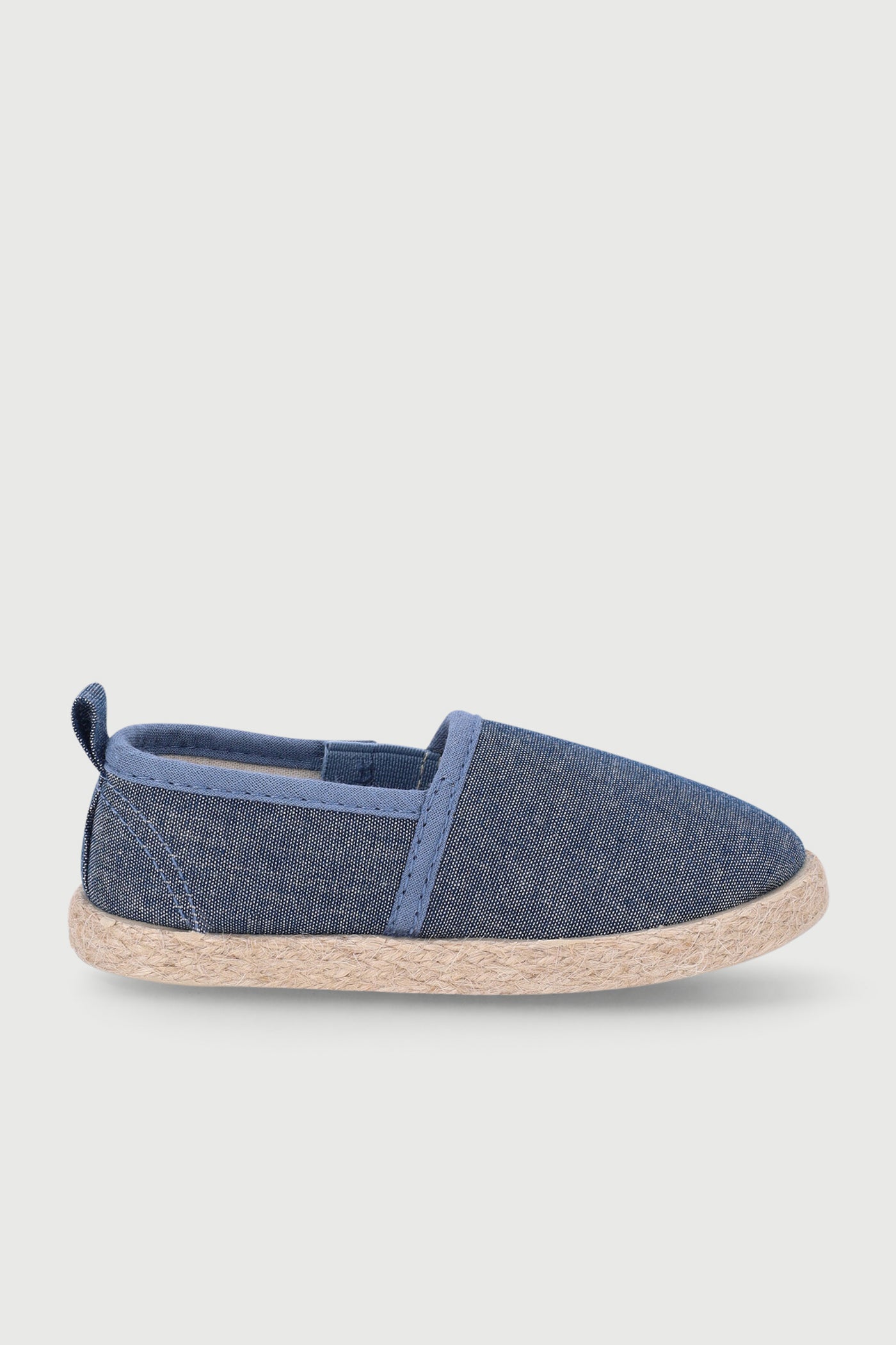 Pre-Boys Chambray Espadrille Sandal - Blue - Image 2