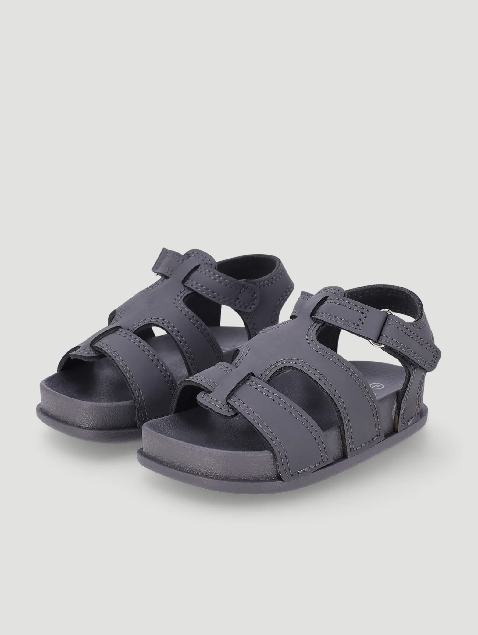 Pre-Boys Chunky Sandal - Charcoal - Image 3