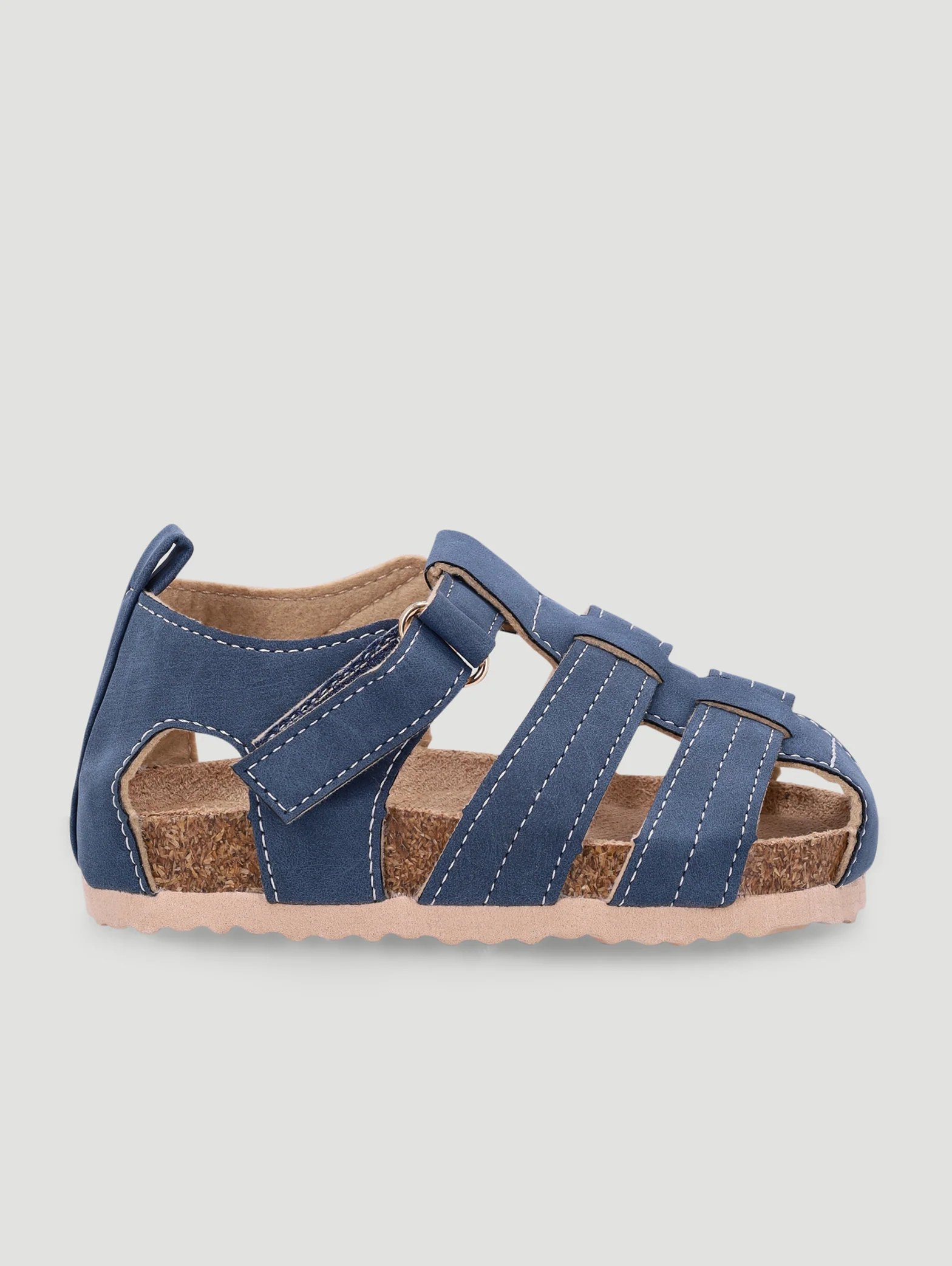 Pre-Boys Closed Toe Health Sandal - Blue - Image 2