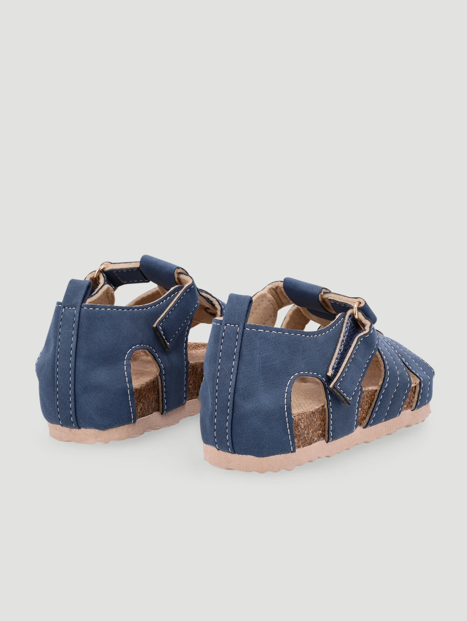 Pre-Boys Closed Toe Health Sandal - Blue - Image 4