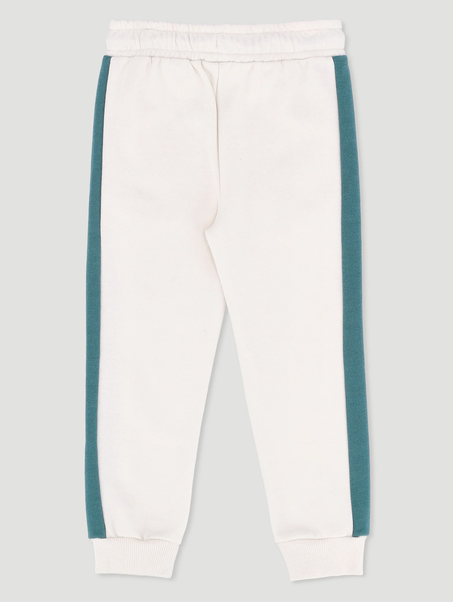 Pre-Boys Colourblock Leo Jogger - Egret/Teal - Image 2