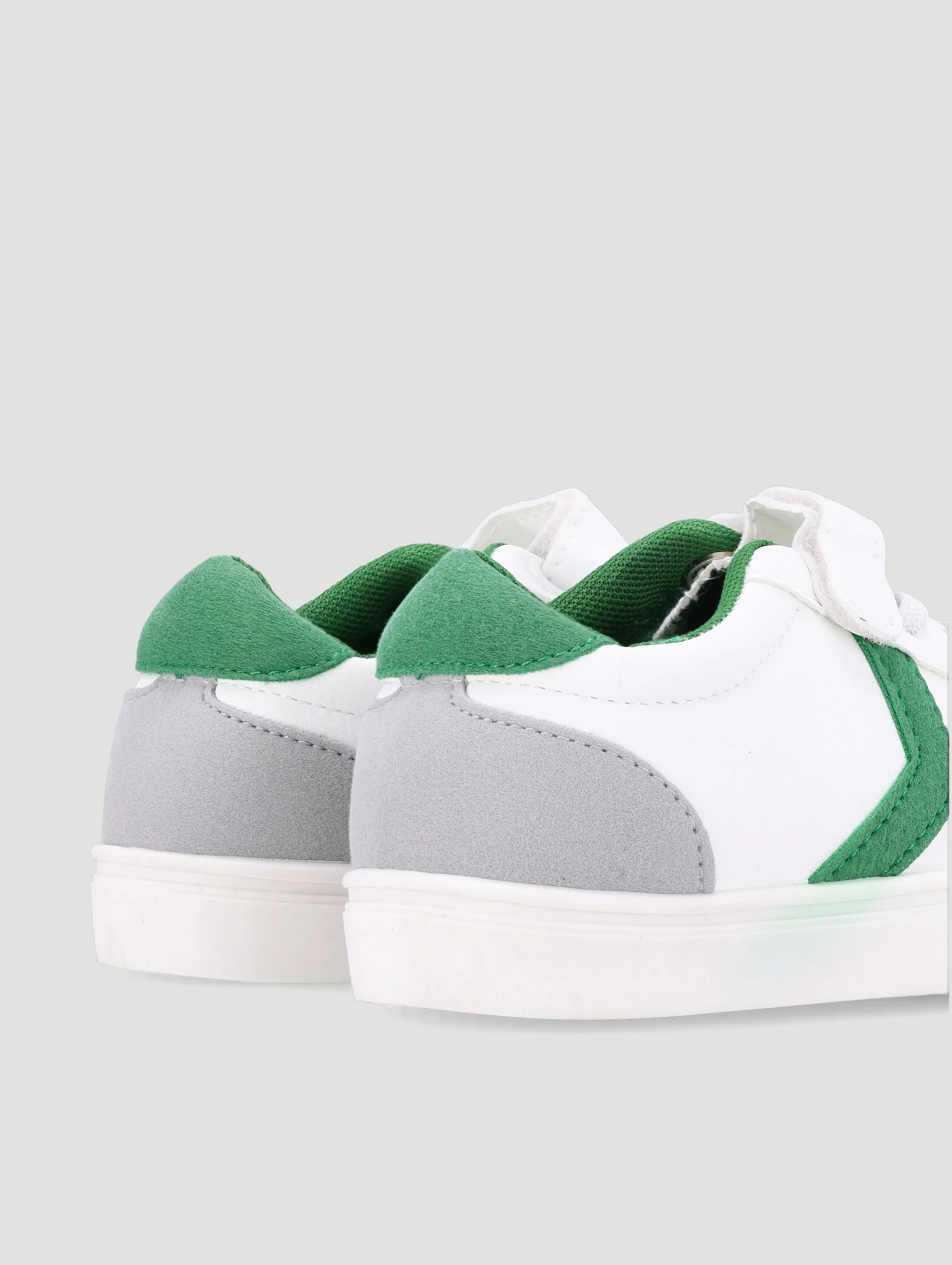 Pre-Boys Combo Sneaker - White/Green - Image 2