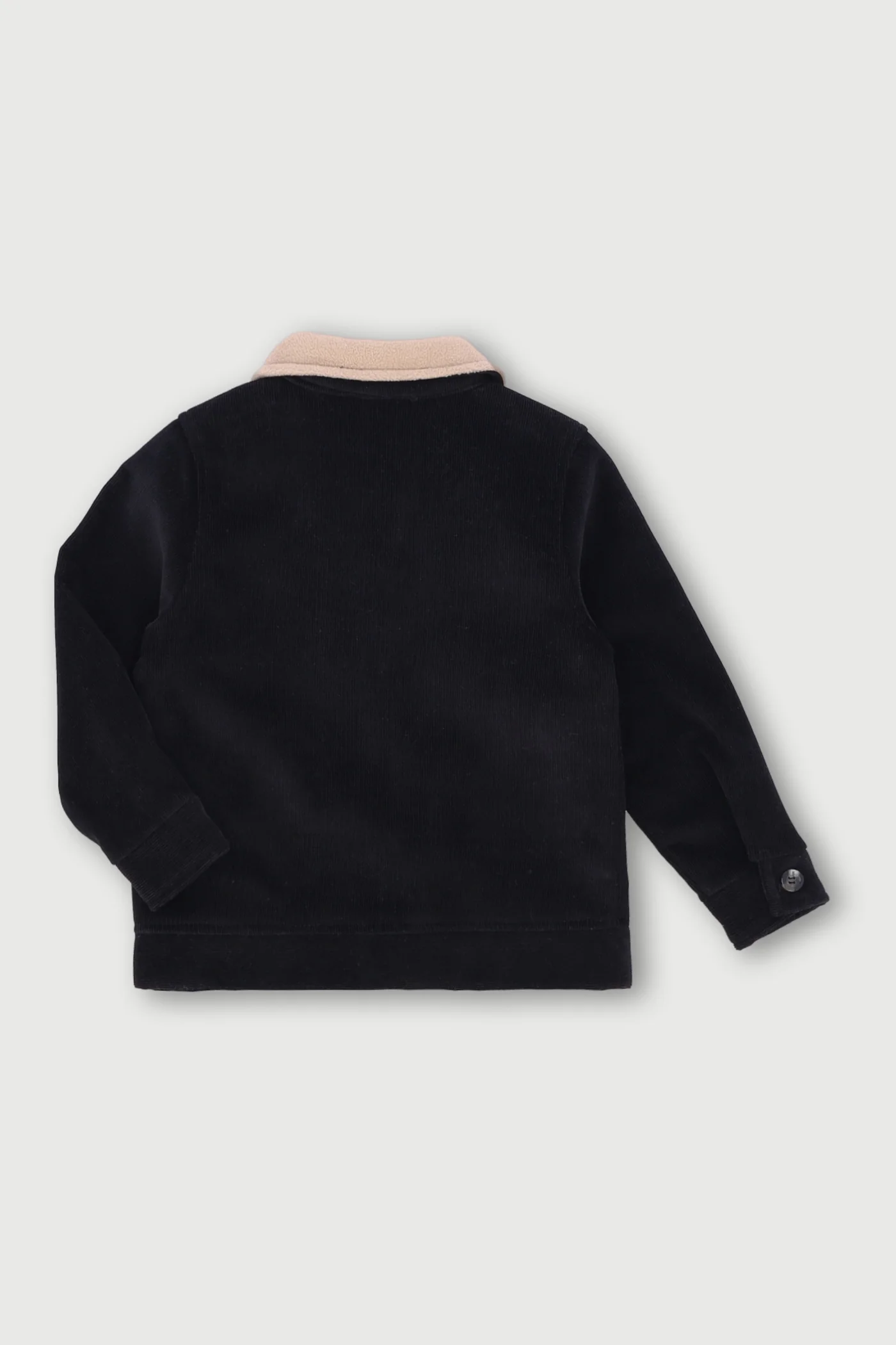 Pre-Boys Corduroy Bonded Jacket - Black - Image 3