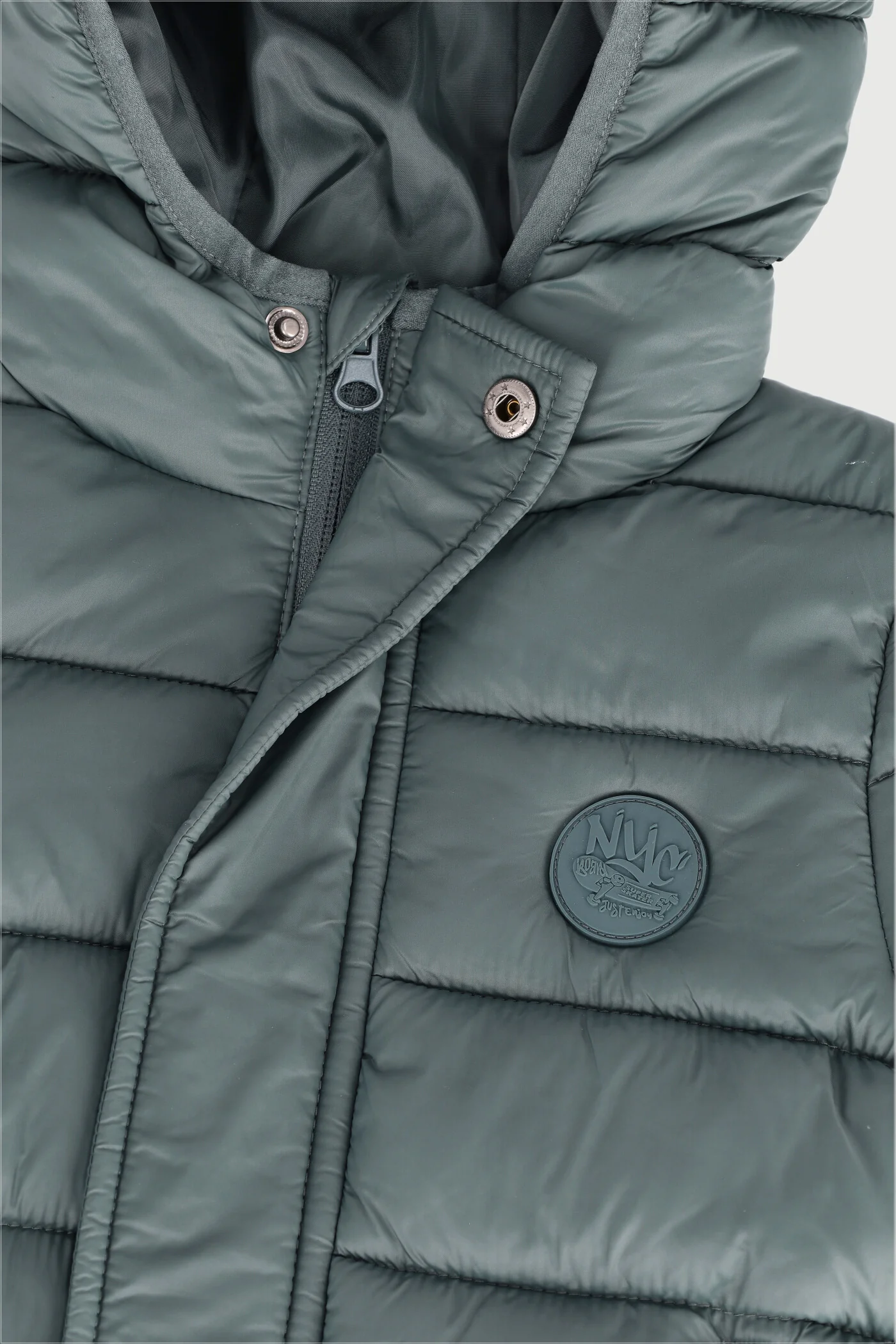 Pre-Boys Core Puffer Jacket - Teal - Image 2