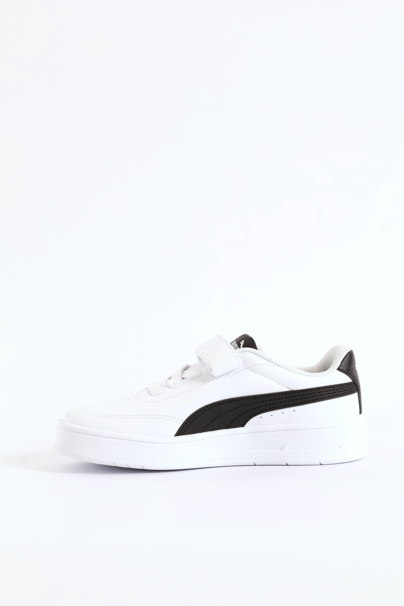 Pre-Boys Court Classic Clean Ac Plus Sneaker - White/Black - Image 4