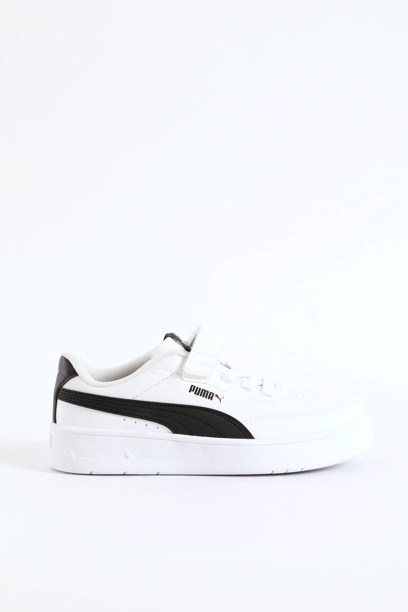 Pre-Boys Court Classic Clean Ac Plus Sneaker - White/Black - Image 5